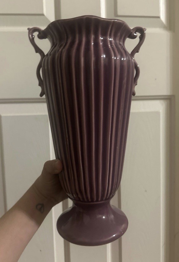 One Of A Kind Glazed Vintage Pottery Medium Sized Decorative Pot/vase Unique