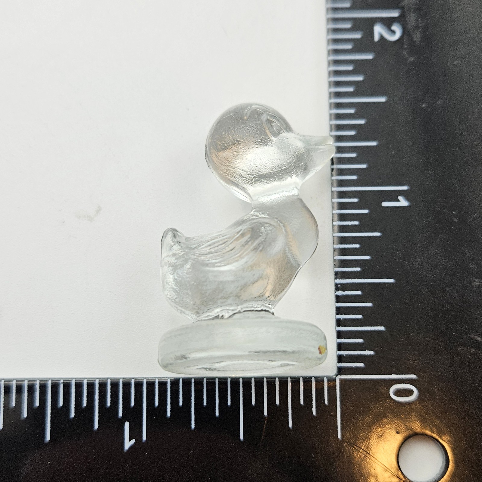 Boyds Glass ~ Debbie Duck Duckling ~ Crystal – Clear
