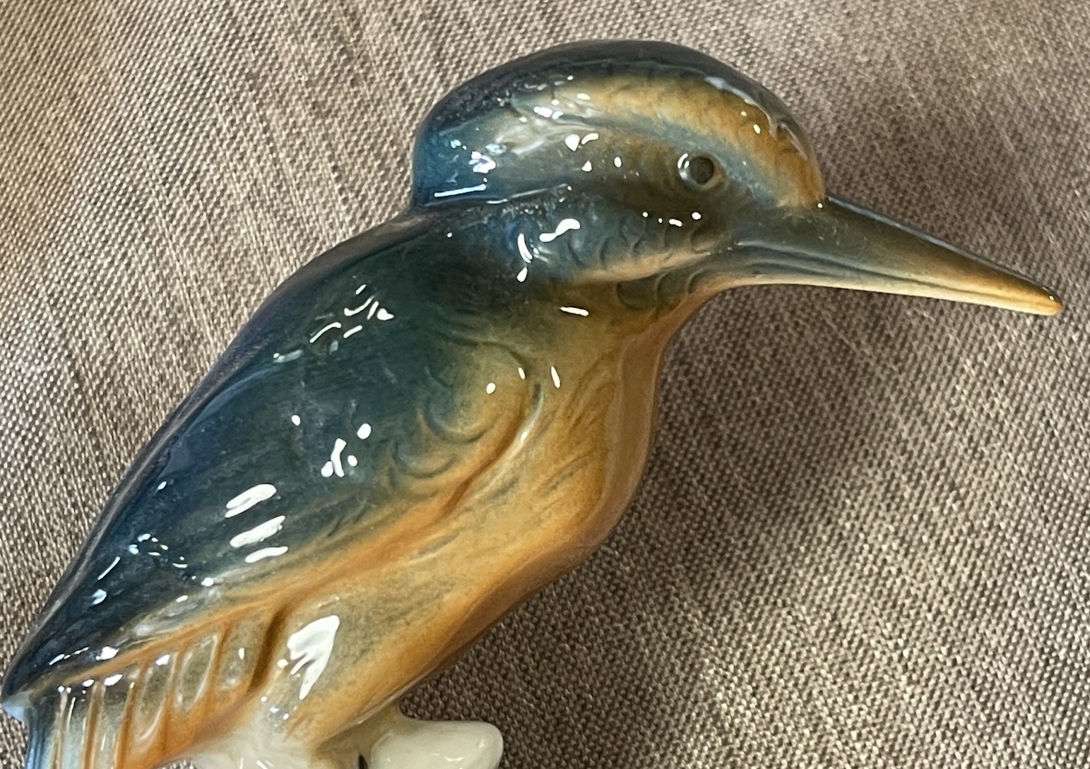 Kingfisher Wagner & Apel 2626, Germany Porcelain Bird Figurine, New In Box