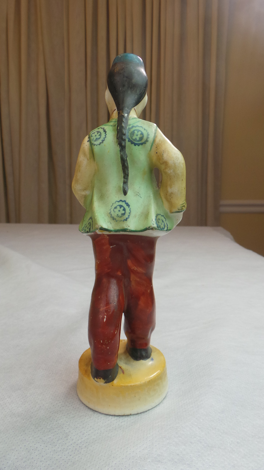 HAND PAINTED BUTLER FIGURINE STATUE MADE IN JAPAN