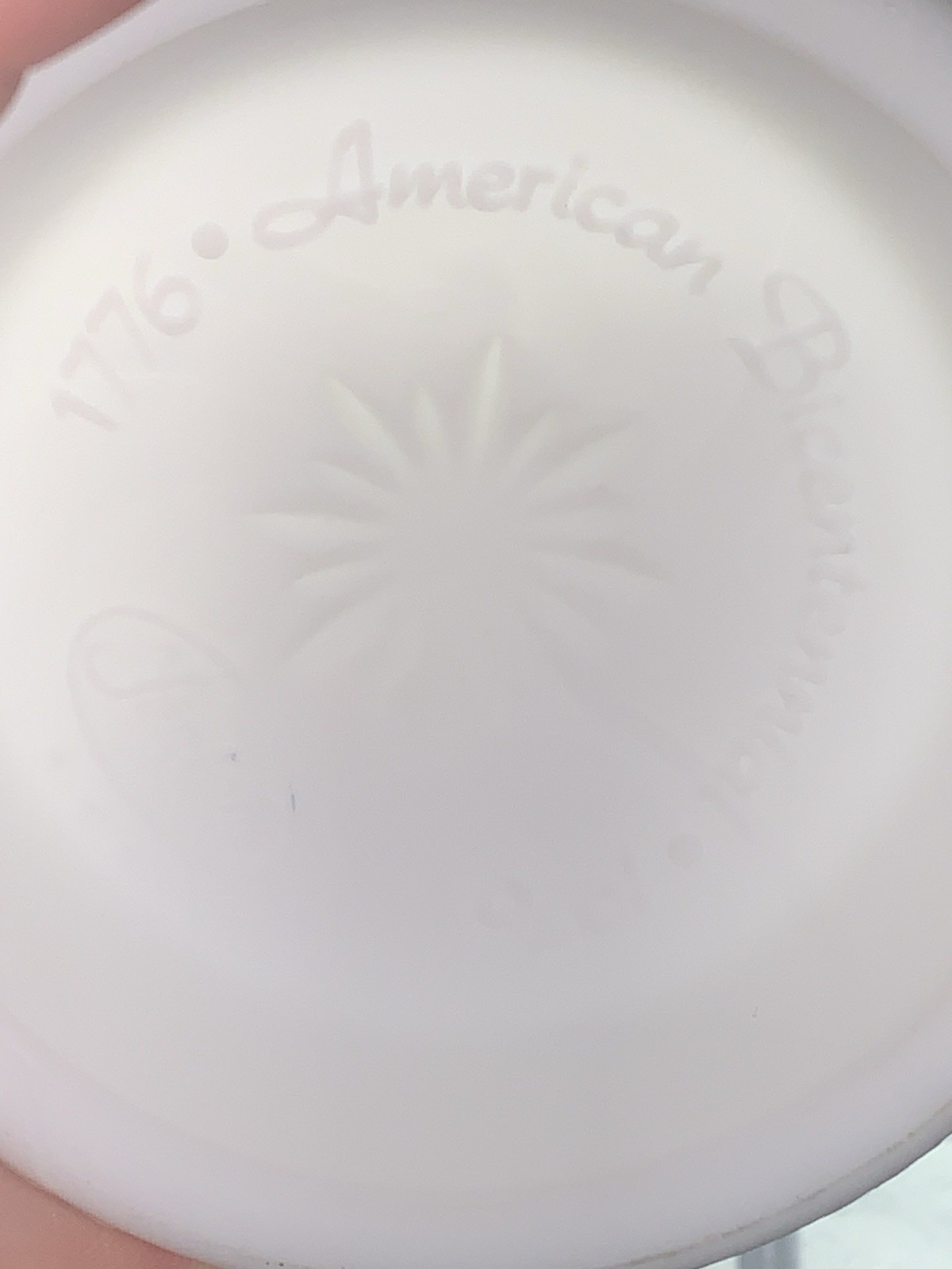 Fenton White Satin Glass Bicentennial Eagle Vintage Paperweight Spirit Of 1976