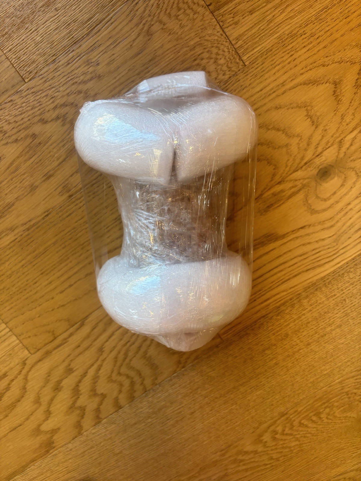 Vintage Fenton Peach Crest Jack in the Pulpit Pink and White Glass Vase 9″ MCM