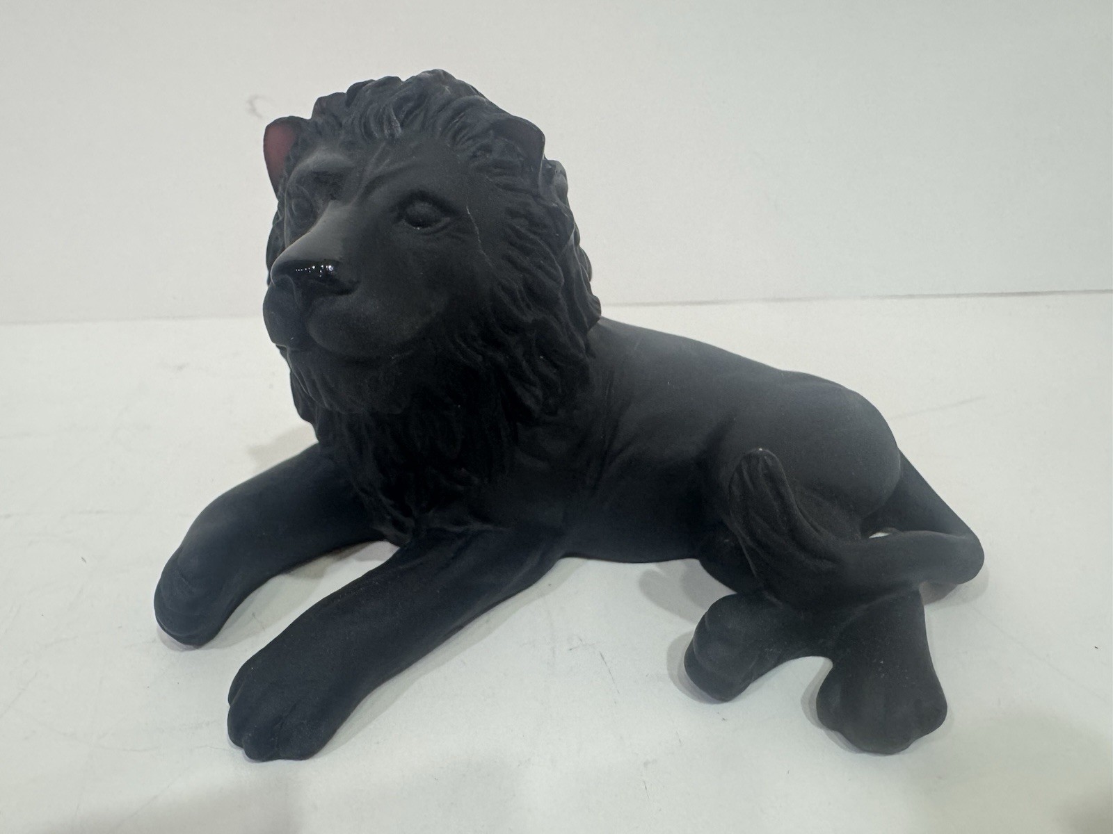 Daum Crystal Pate De Verre Black Lion Retail $935 Perfect & BEST PRICE