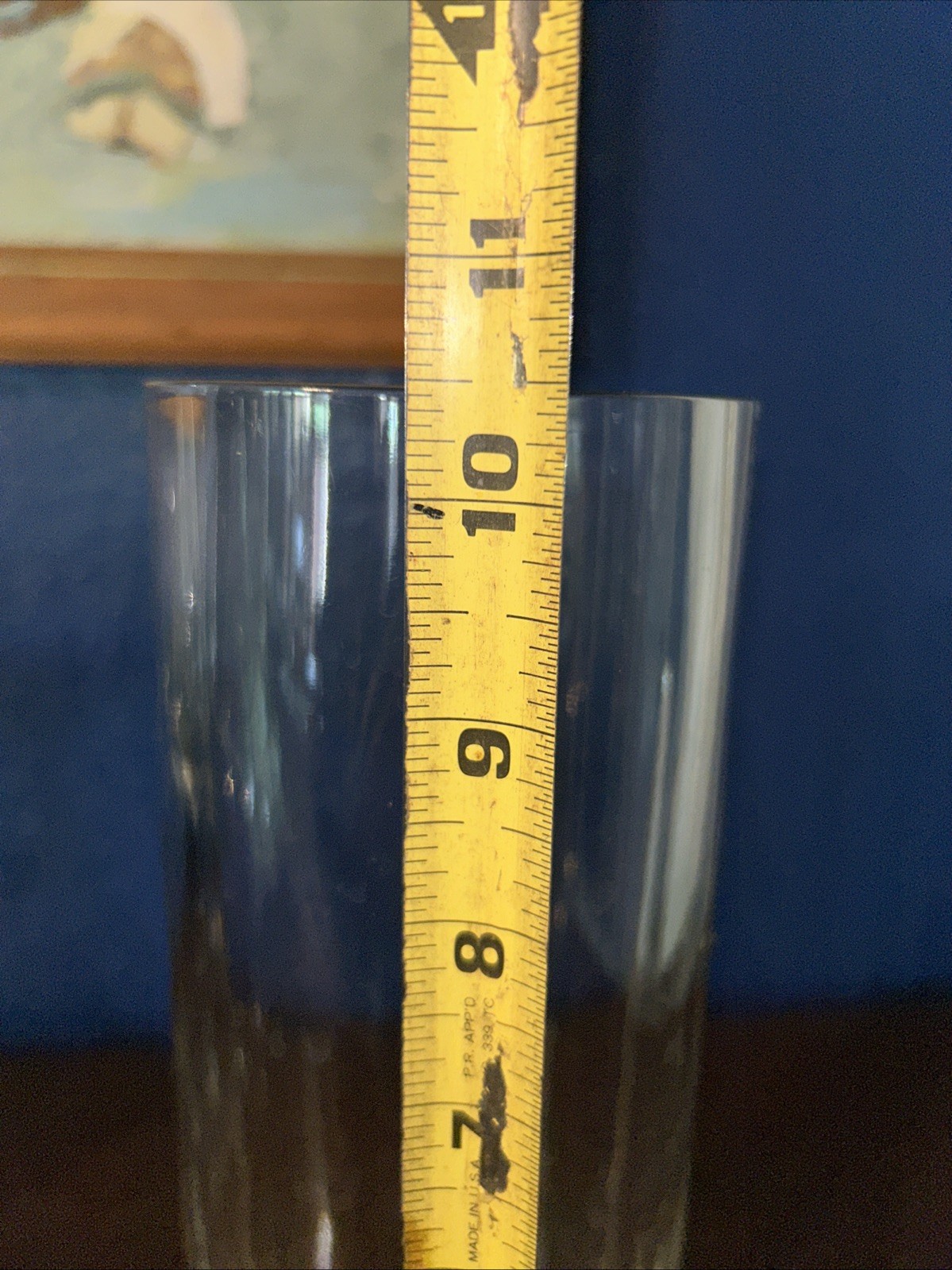 Vintage Stunning Heavy 26% Lead Clear Cut Crystal Glass Vase POLAND