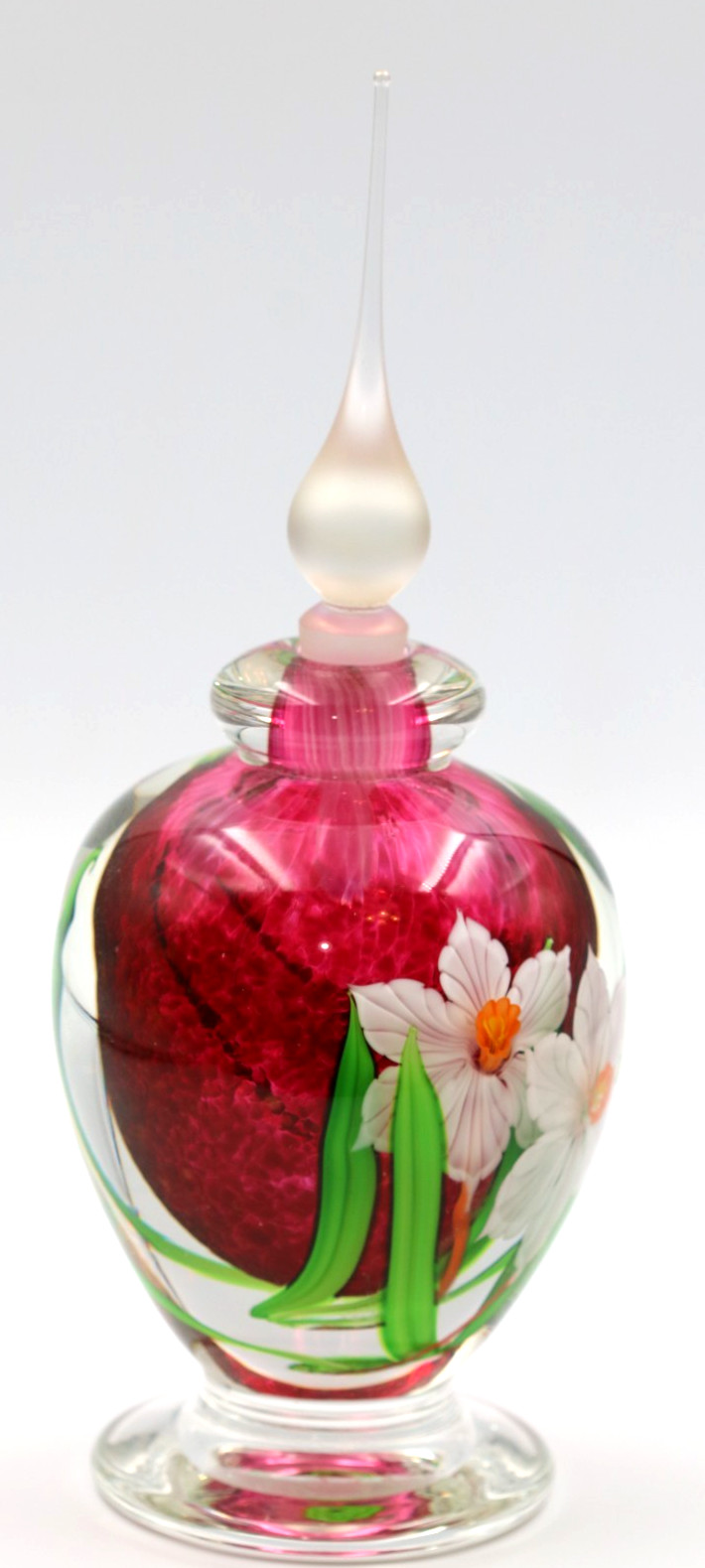 NOS Elegant MAYAUEL WARD Scent PERFUME Art Glass Studio Paperweight BOTTLE