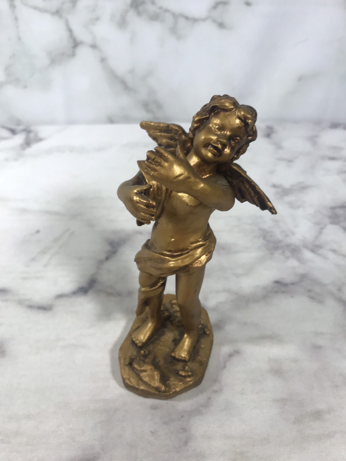 ANGEL Gold Color Display Figurine Table Top Collectible Home Decoration Decor