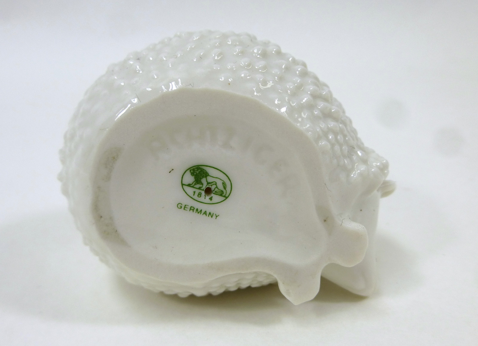 Candle Augarten Wien/Porcelain Hedgehog Sign Hans Eighties Hutschenreuther