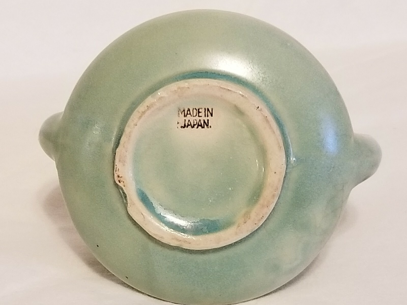 Vintage 2 Handle Handled Pottery Vase Made In Japan 5″ Decorative Collectible