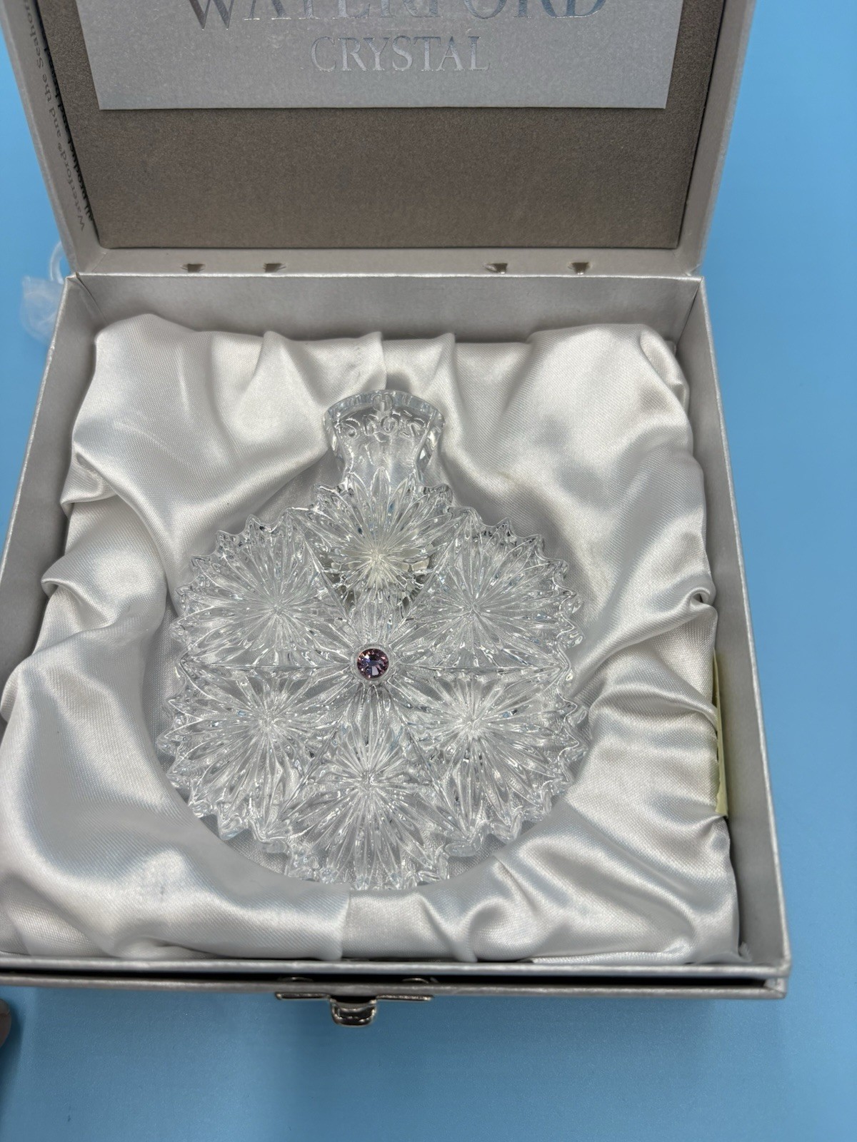 WATERFORD Crystal 2016 Snowflake Wishes Christmas Ornament