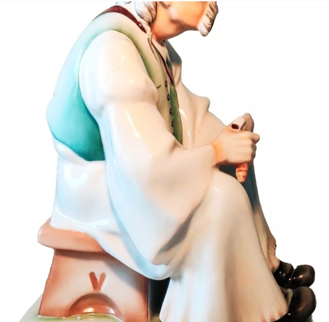 Zsolnay Hungary Fine Porcelain Figurine Statue 33cm Tall…