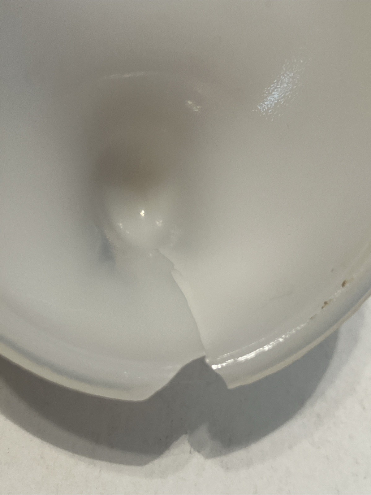 Hen on a Nest Lidded Candy Dish Milk Glass 4” -Damaged See Pictures