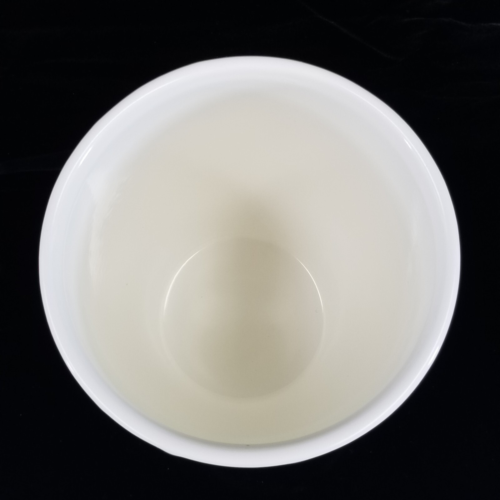 Ceramic Plant Pot 5.75″ Ribbed Modern Minimalist Cream Made In Germany