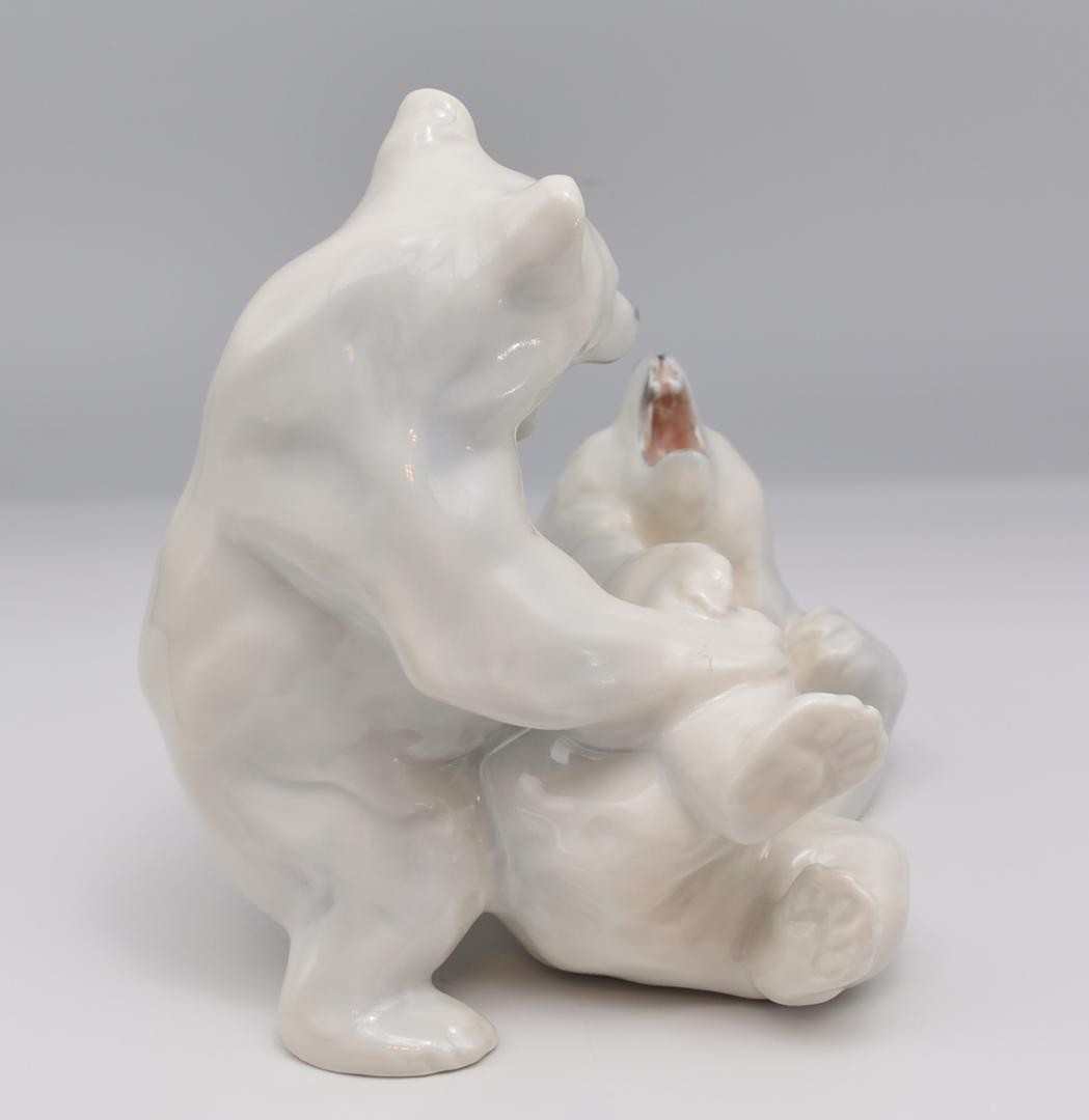 Royal Copenhagen Polar Bear At Play Elegant Graceful Formal Luxury Denmark Japan