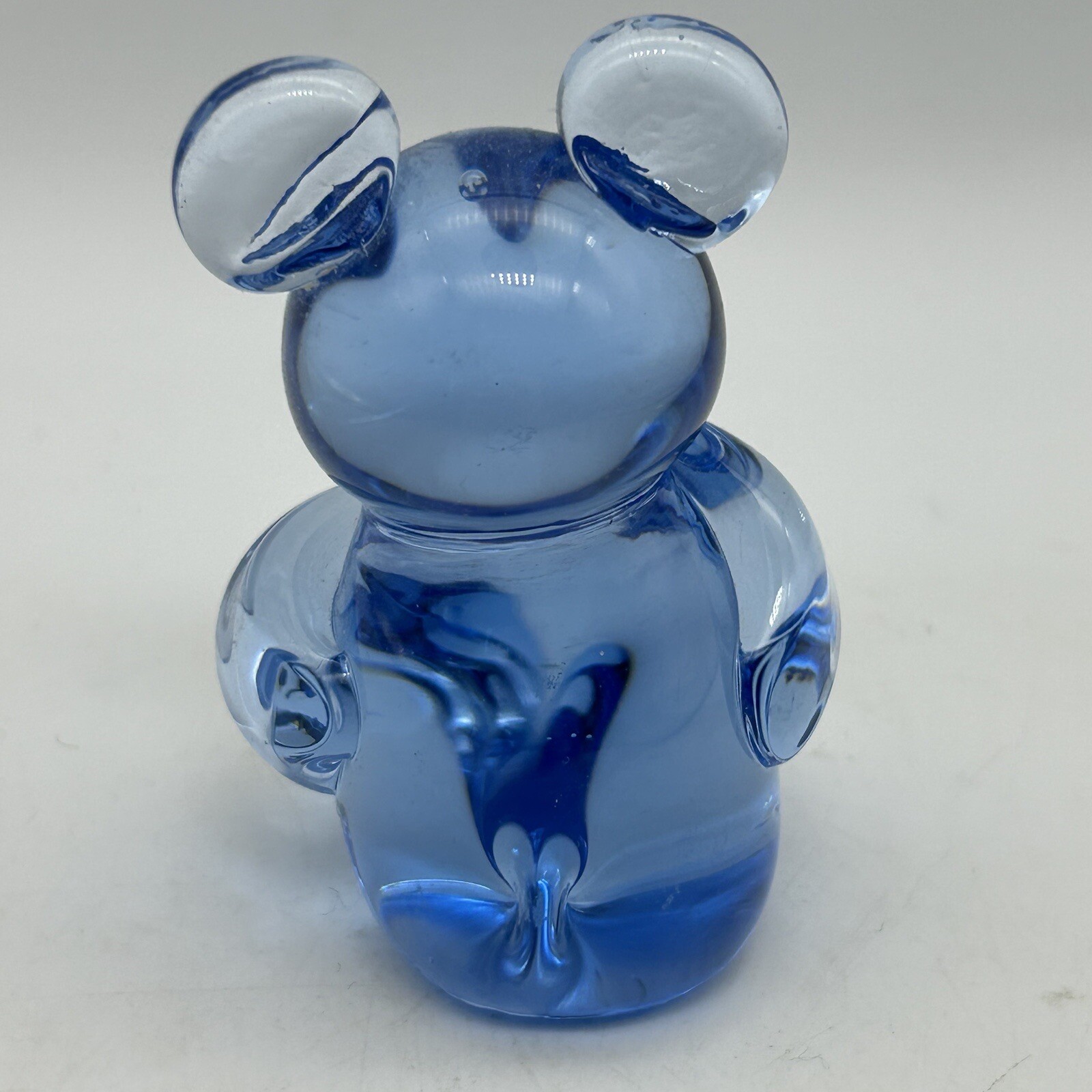 United States Commemorative Fine Art Gallery Blue Glass Koala Bear Paperweight