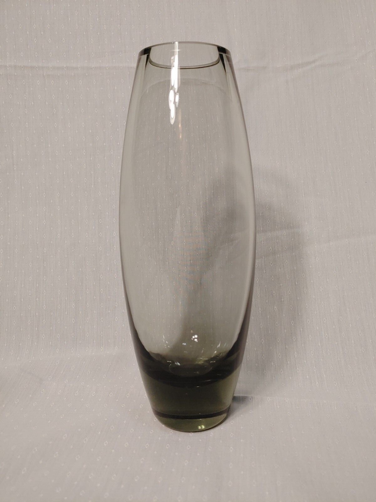 Signed Holmegaard Smoke Art Glass Vase by Per Lutken – a Danish Classic Piece