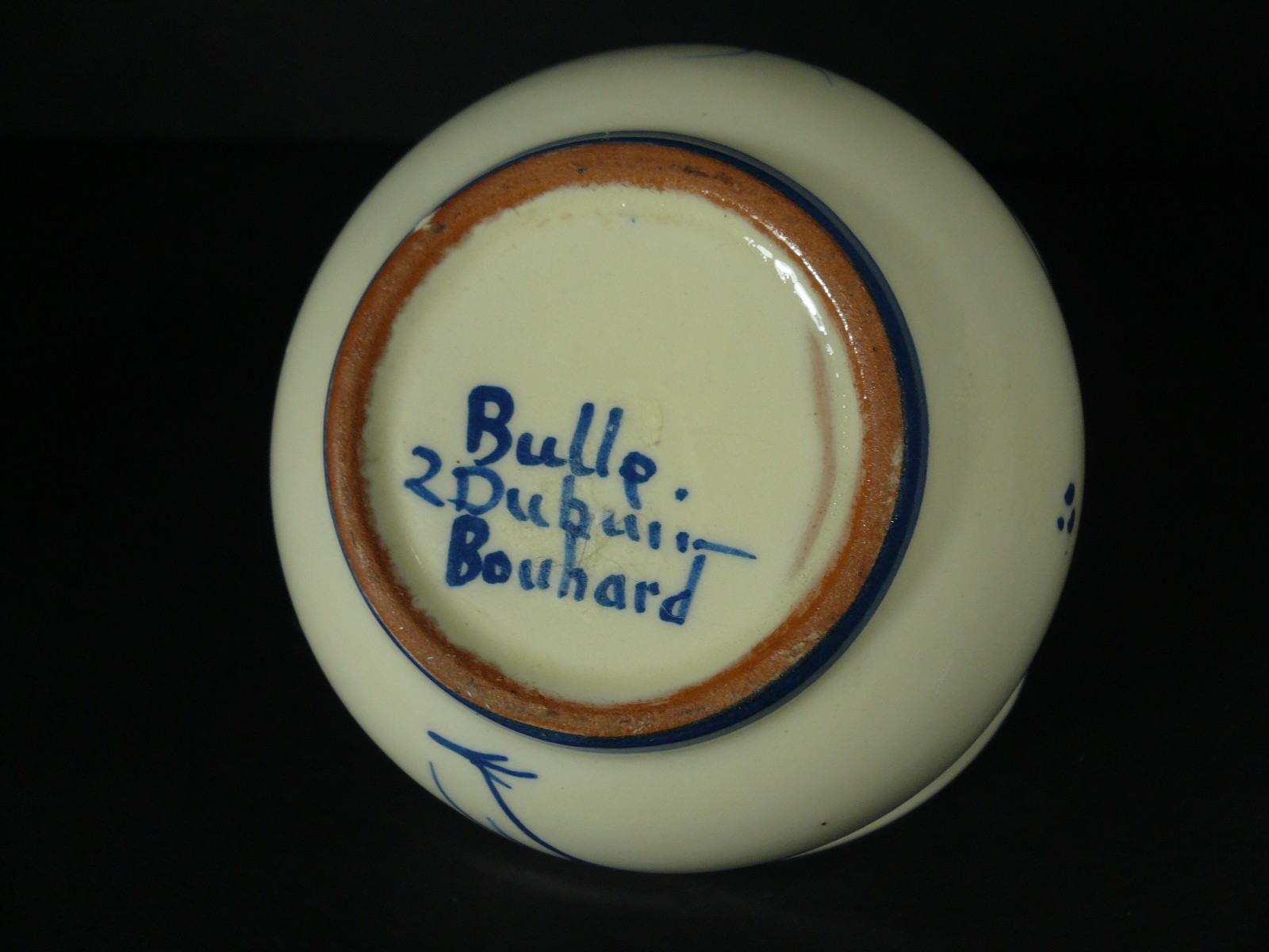 Bulle Dubuis Bosshard Basket Vase Peacock Pottery Poterie du Gruyere Switzerland