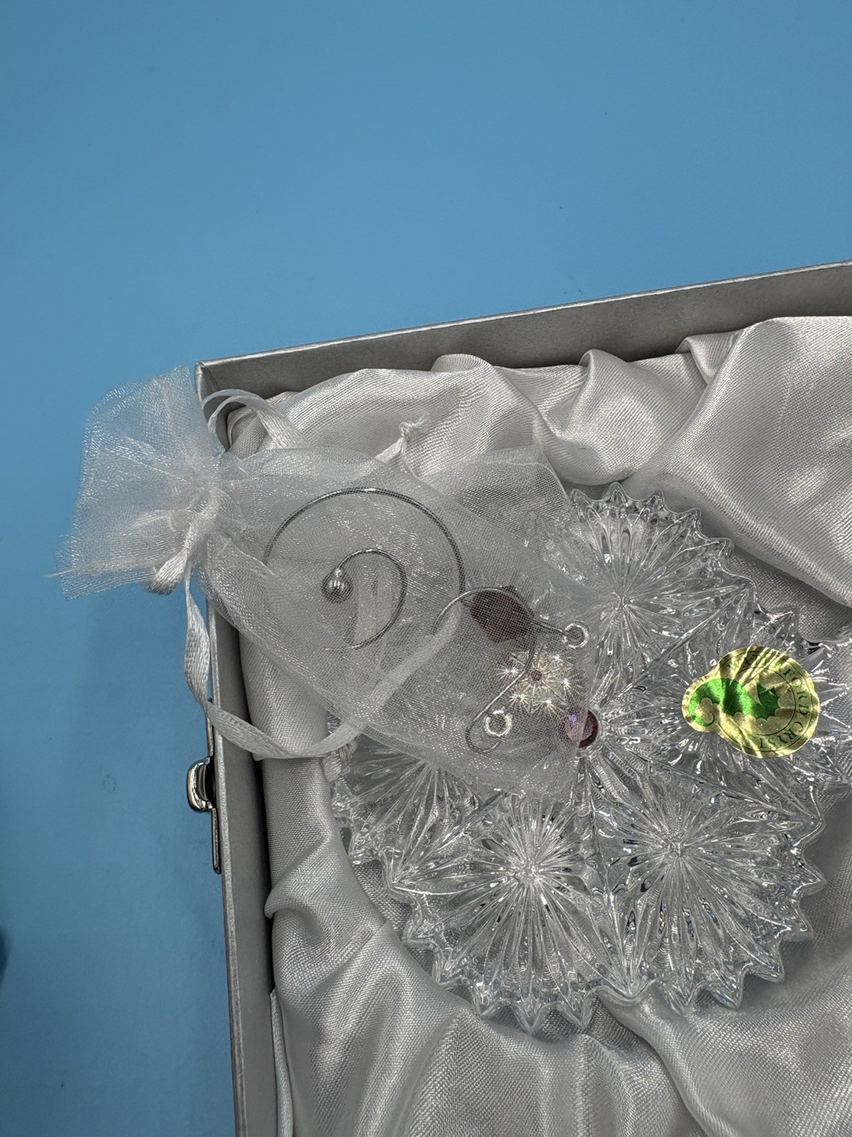 WATERFORD Crystal 2016 Snowflake Wishes Christmas Ornament