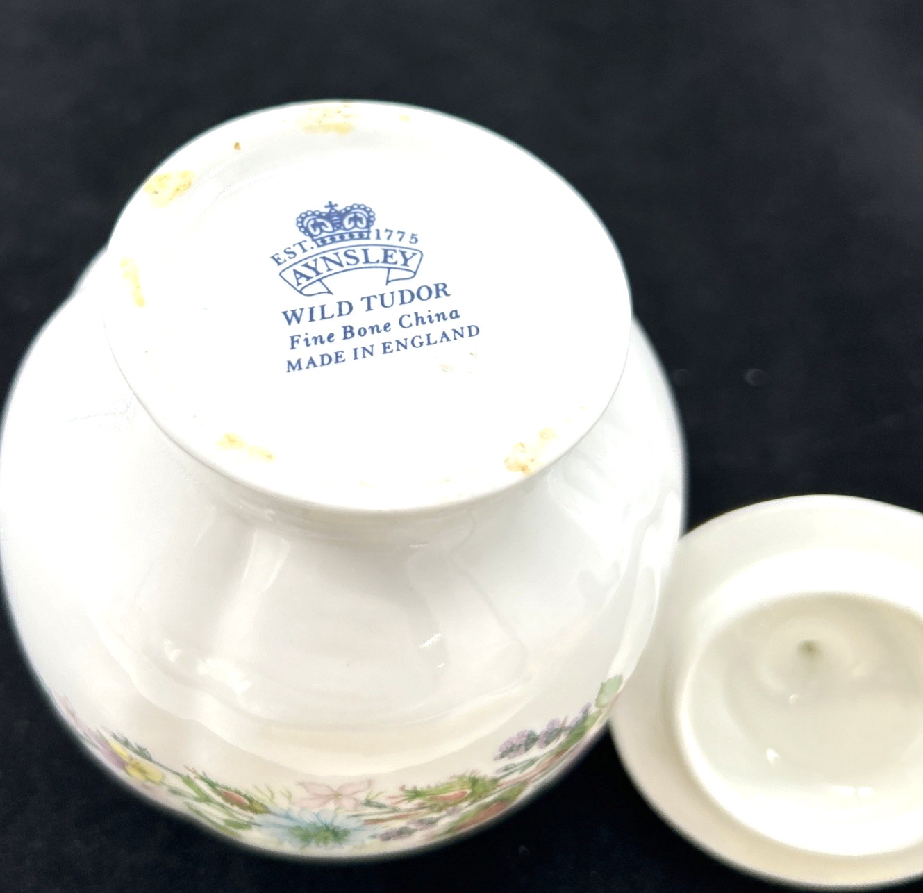 Aynsley Wild Tudor Decorative Lidded Ginger Jar Urn Pot 5″ Tall