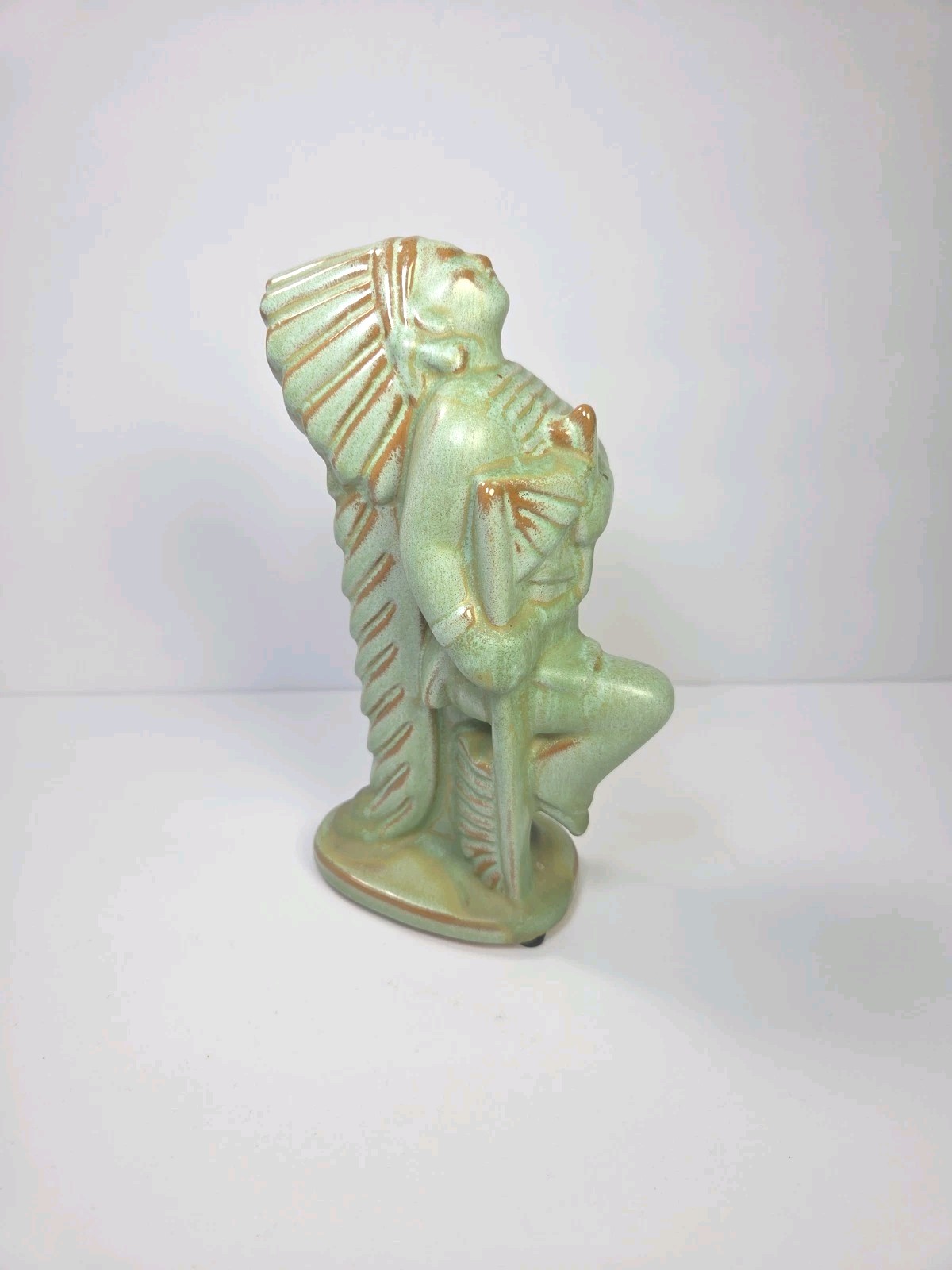 Frankoma Pottery No. 141 Dancing Comanche Indian Chief Figurine
