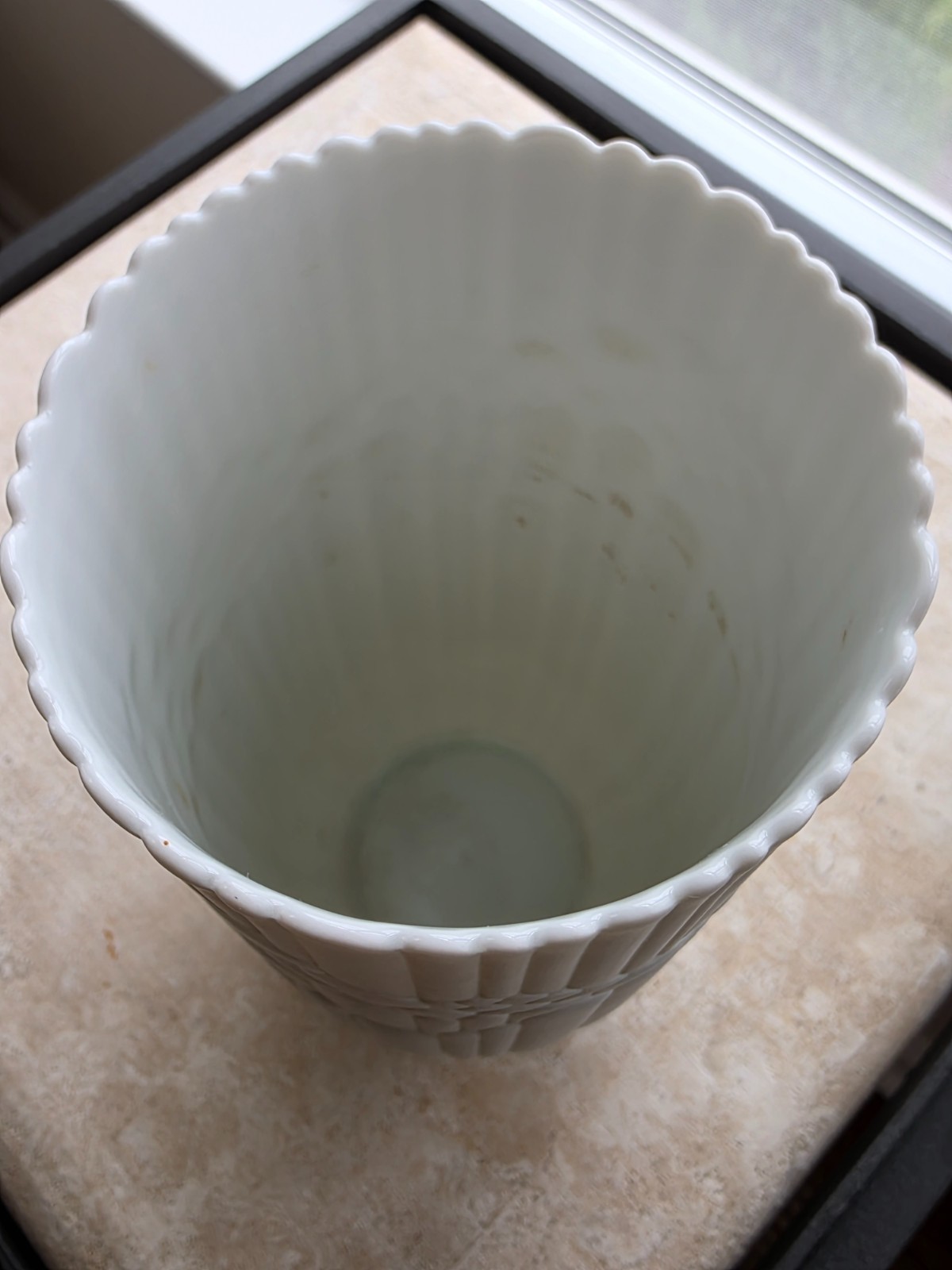 Vintage ROSENTHAL STUDIO LINE Art Deco style Relief VASE in White