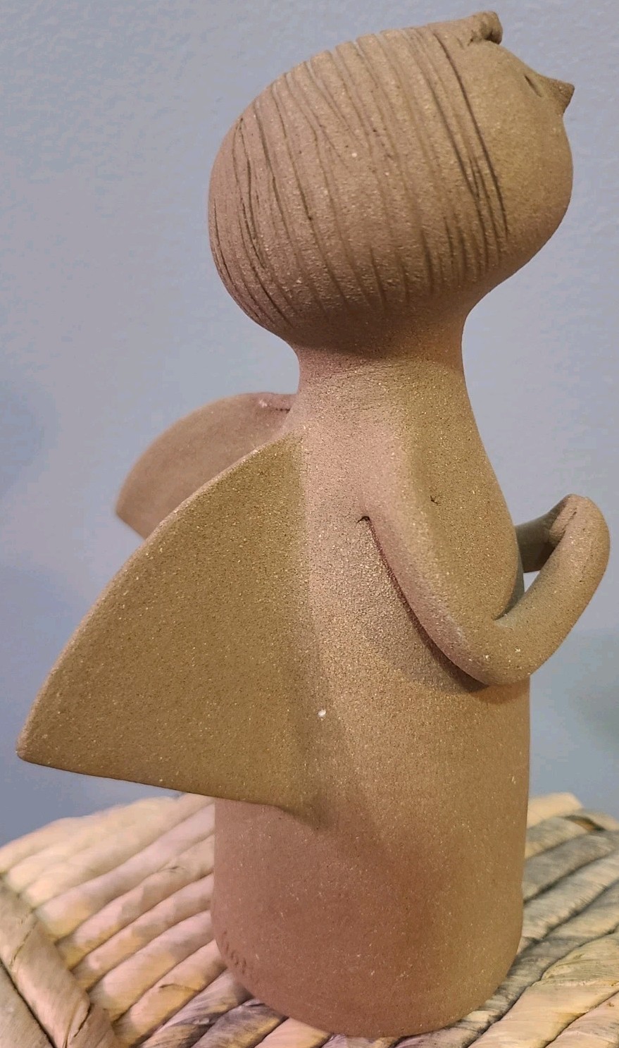 RARE Vintage Rosemary Taylor Art Studio Pottery Angel Christmas 7 1/4″ MCM