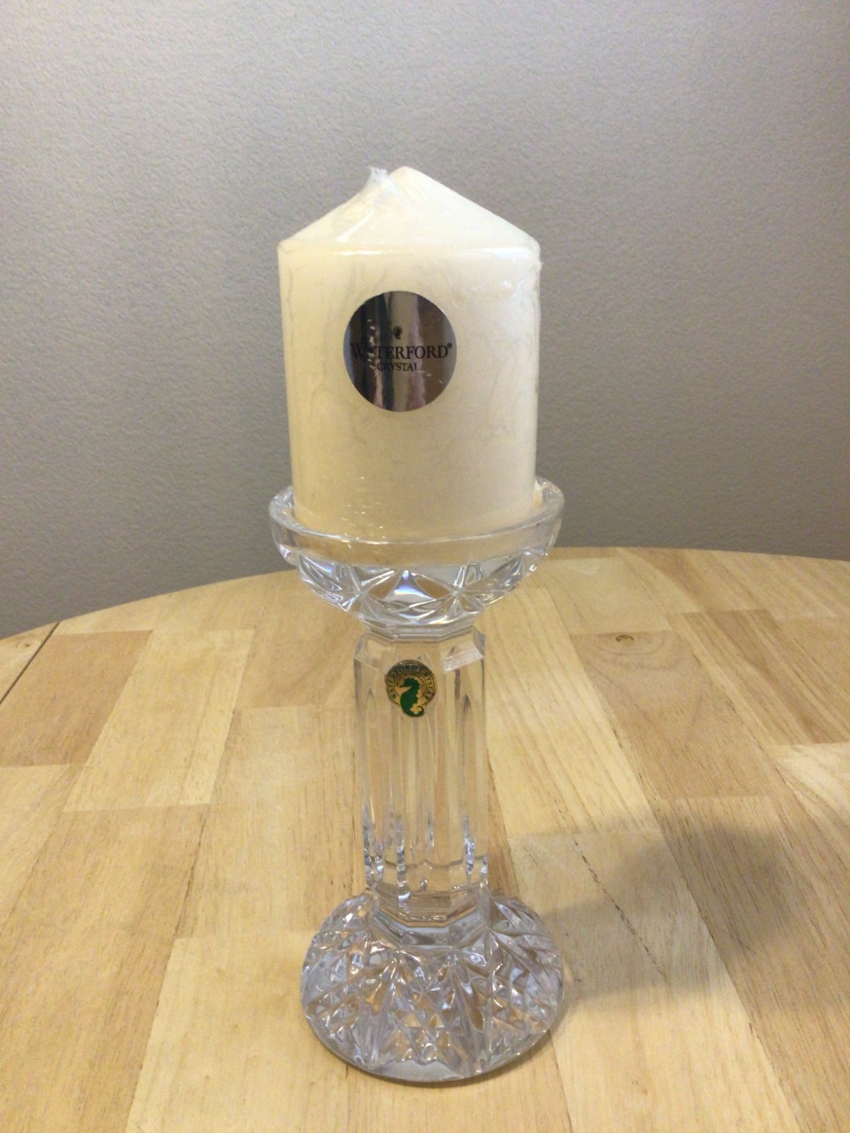 Vintage Waterford Crystal Balmoral Candle Holder. Made In Germany. 7 1/2” Tall
