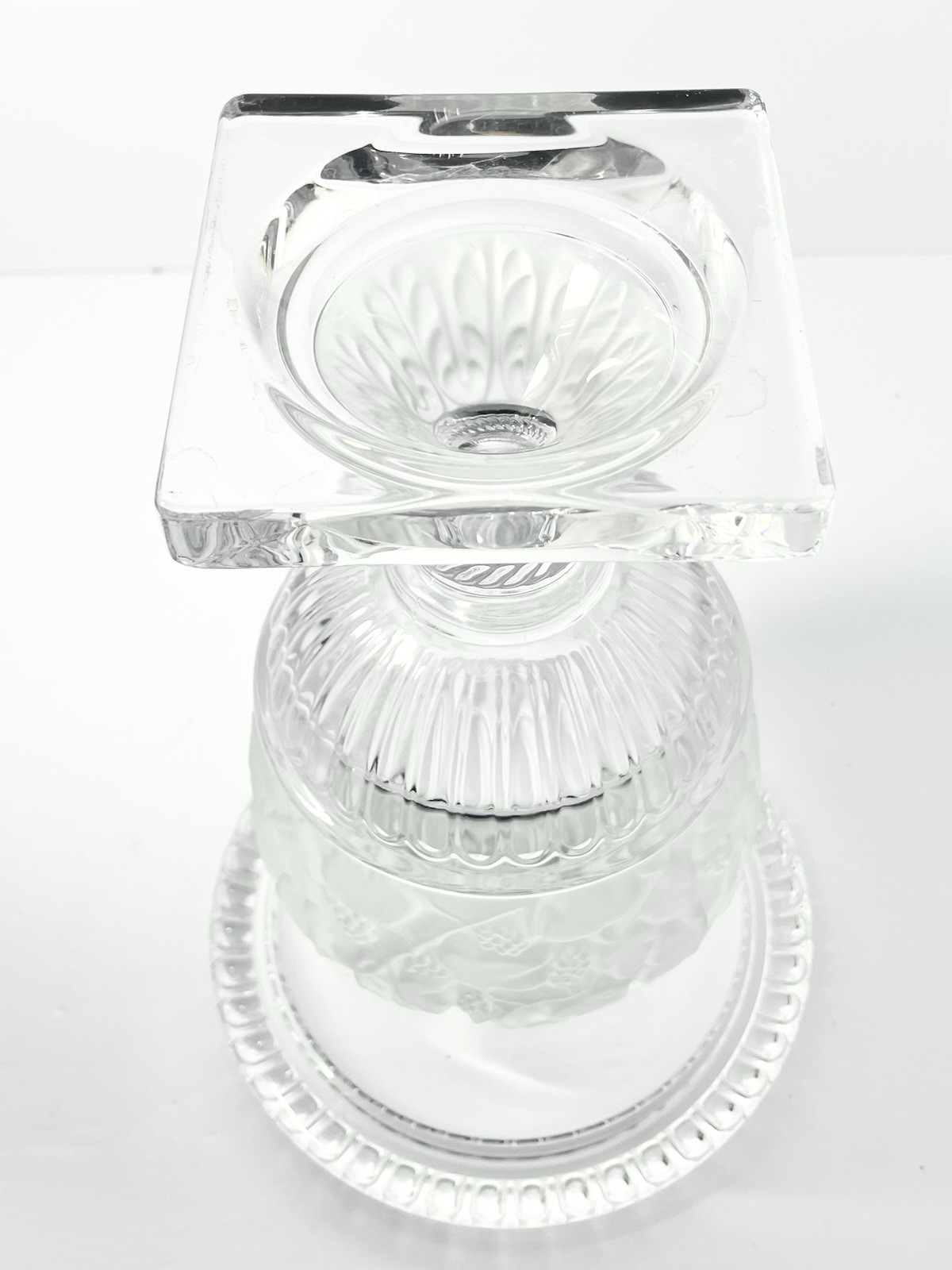 Godinger & Shannon Crystal “Athena” Large Crystal Flower Urn Statement Vase 12”