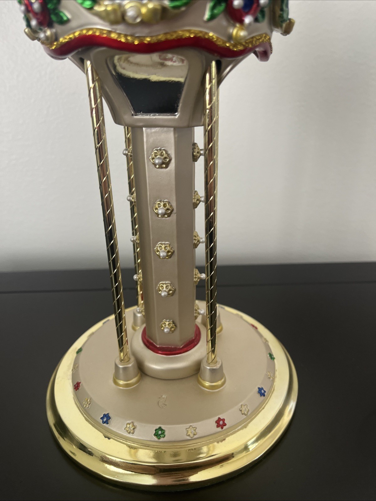 RARE Waterford Holiday Heirlooms Carousel Ornament Stand #121627 Display Holder
