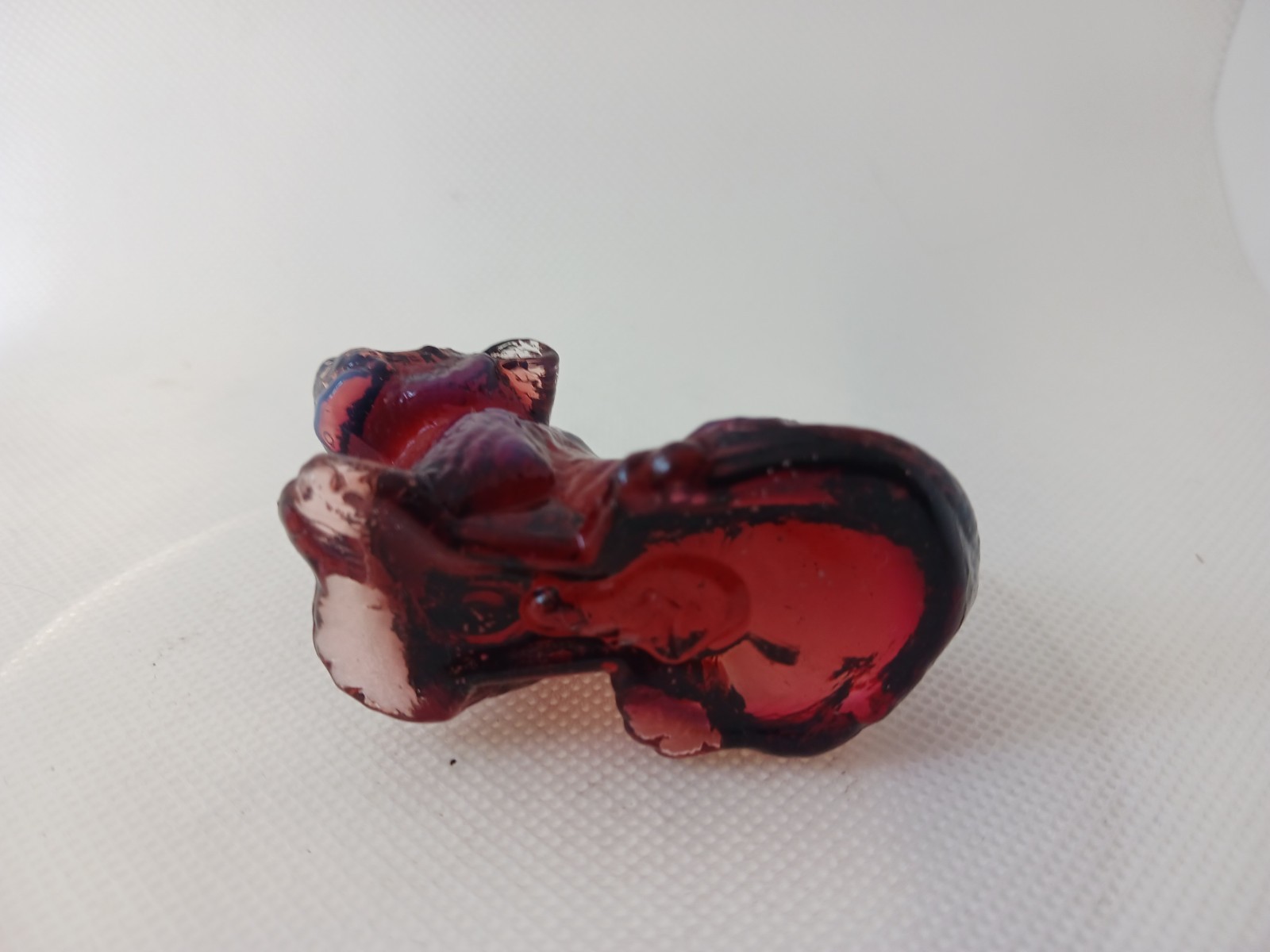 Boyd Glass Tommy the Tiger Cranberry