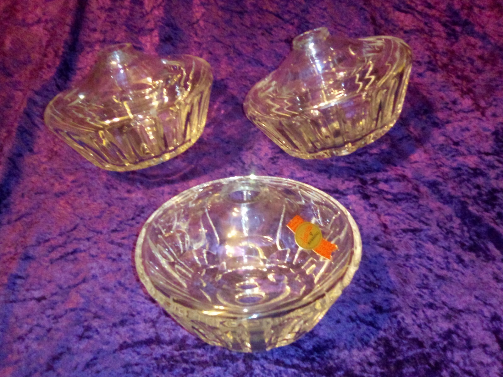 Anna Hutte Bleikristall Lead Crystal Swag/Table Lamp Globe Parts