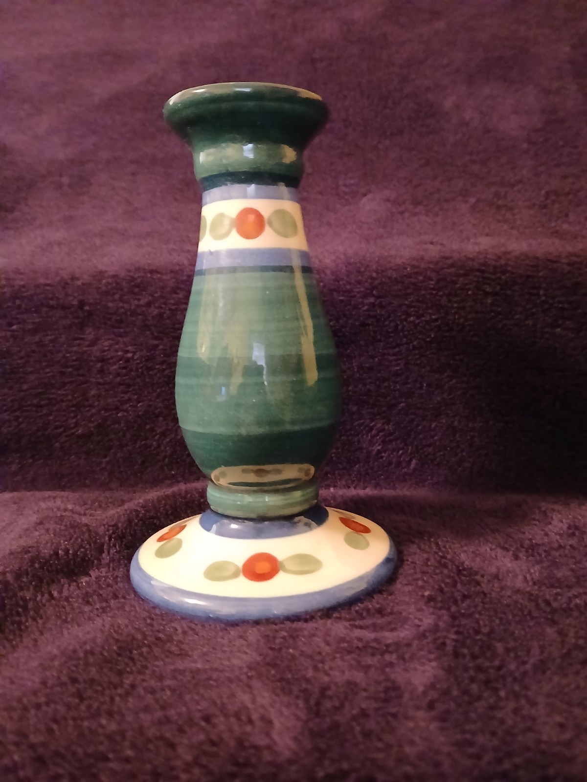 Gail Pittman Small 1988 Juniper Taper Candleholder
