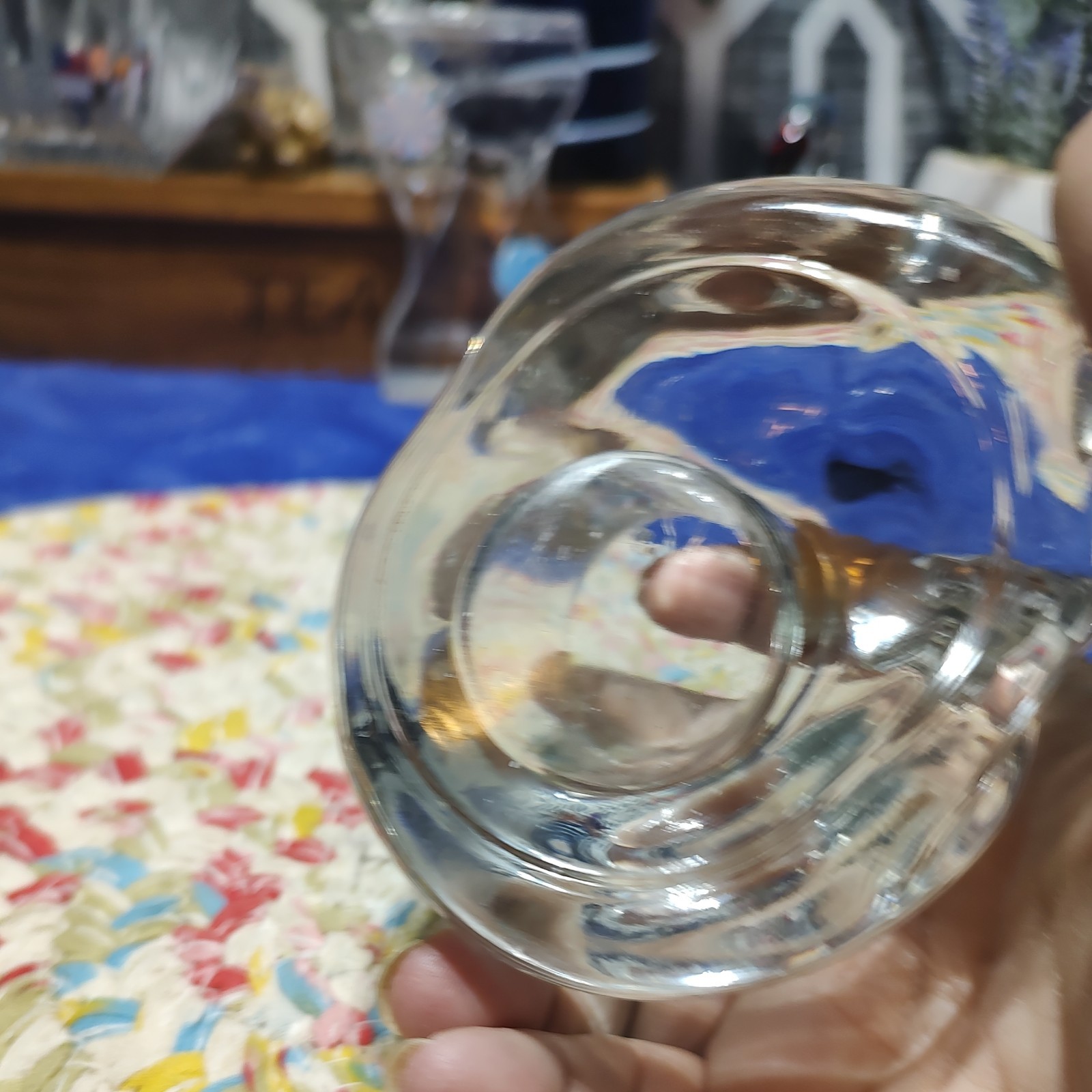 VTG Indiana Glass Sleeping Clear Glass Cat Candle Votive Paperweight 4 1/2in