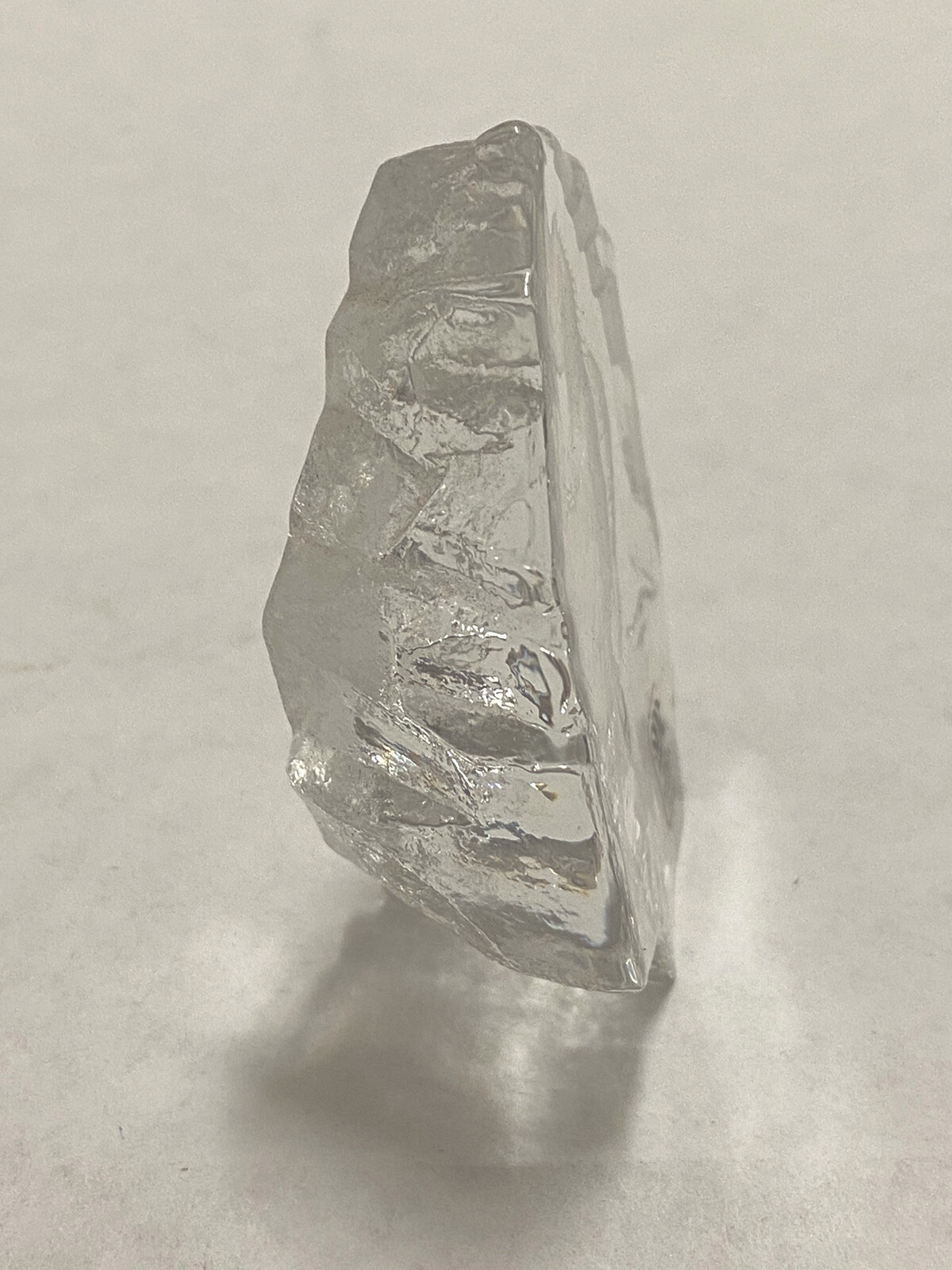 Mats Jonasson Full Lead Crystal Eagle Sculpture Sweden Clear Paperweight in Case