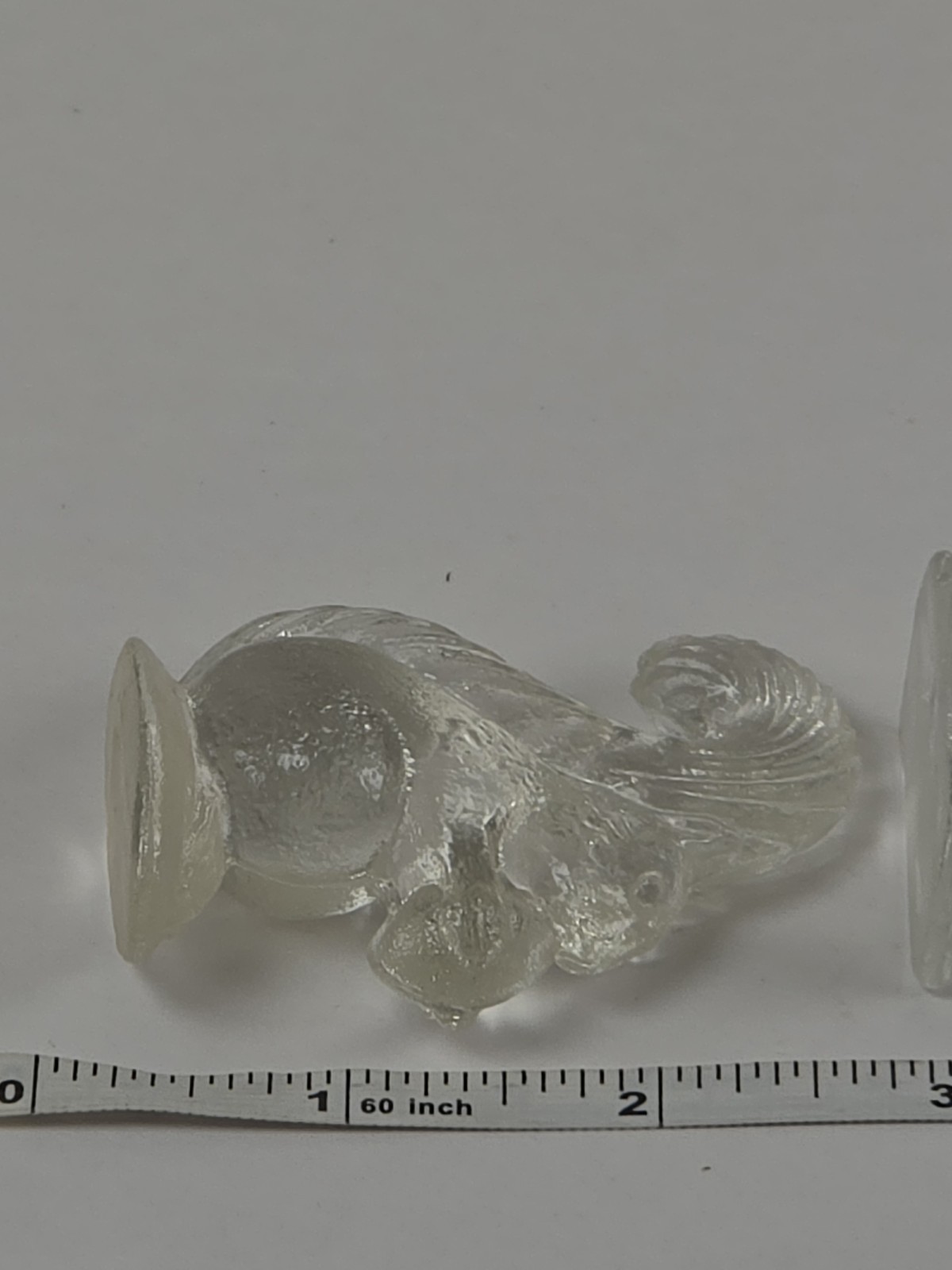 Lot of 2 L.E. Smith Stippled Glass Squirrel 2.25″ 1.8 oz