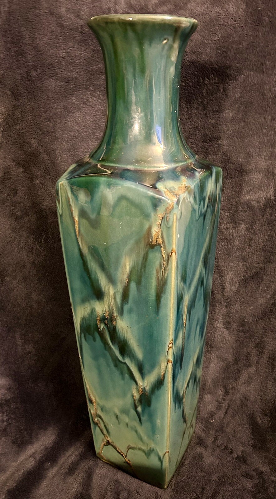 MCM Pottery Floor Vase 23”H