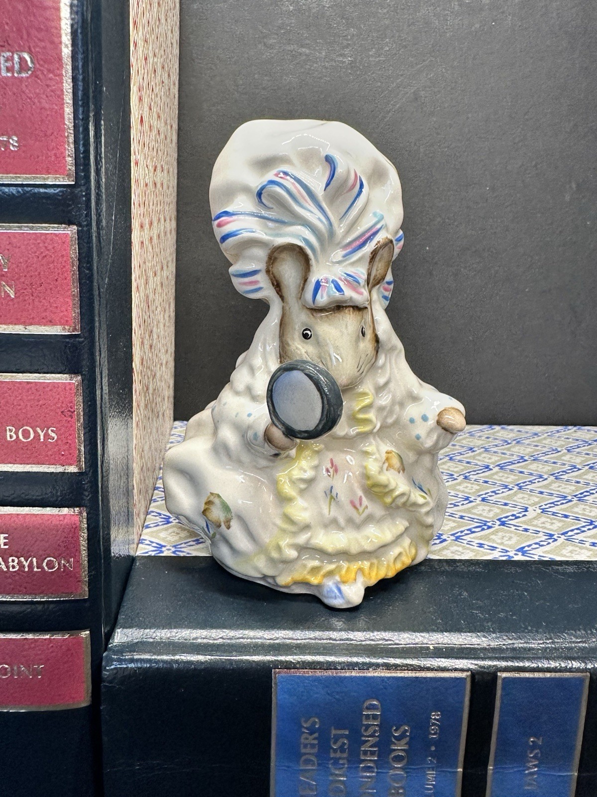Vintage Beswick Beatrix Potter “Lady Mouse” Porcelain Figurine England 1951