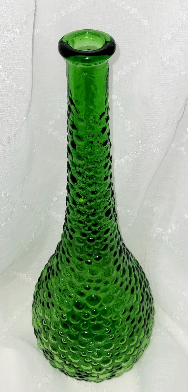 Vintage 1960s EMPOLI Green Glass Genie Bottle – Italy