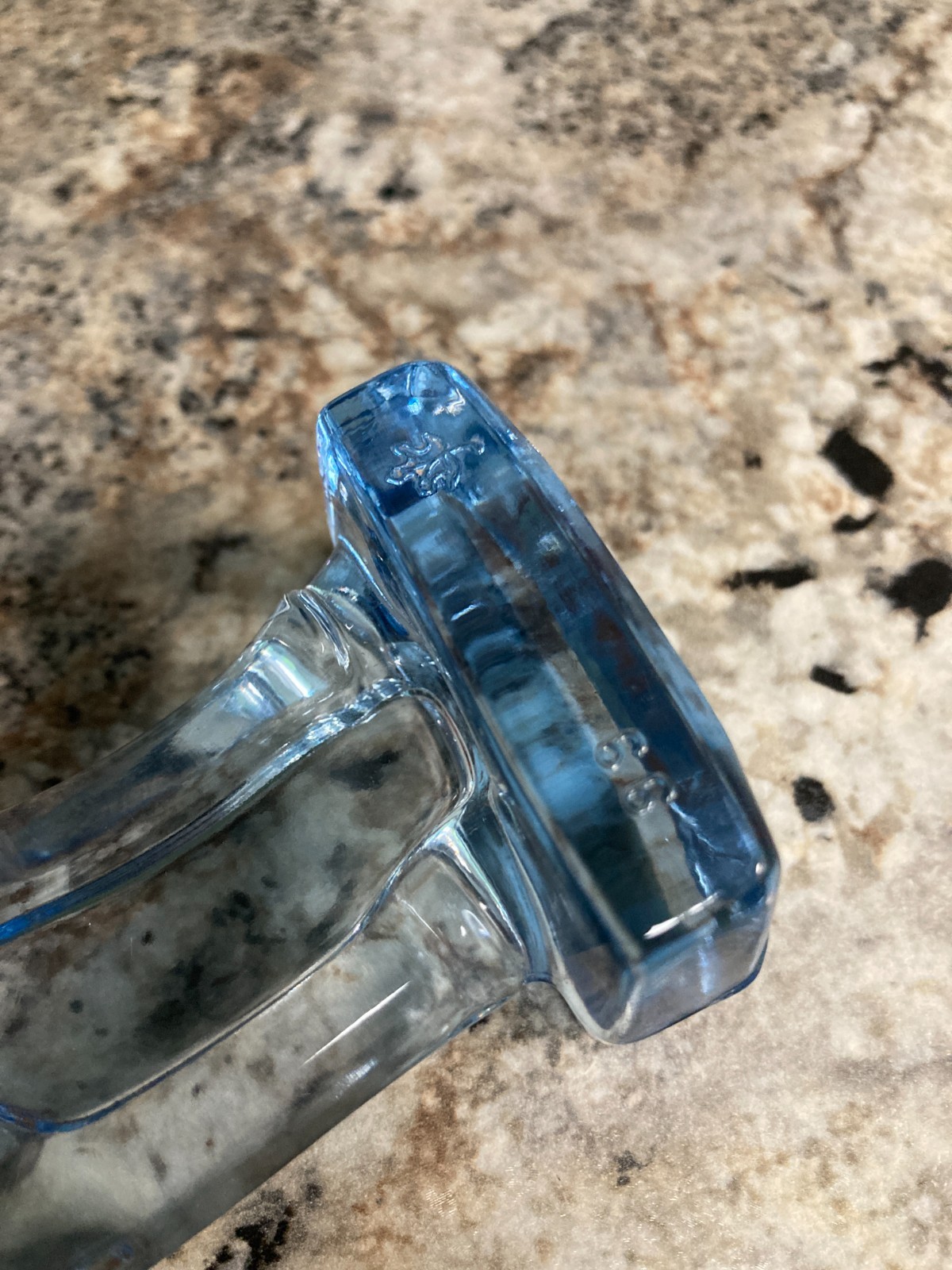 Heisey imperial light blue glass horse colt | standing