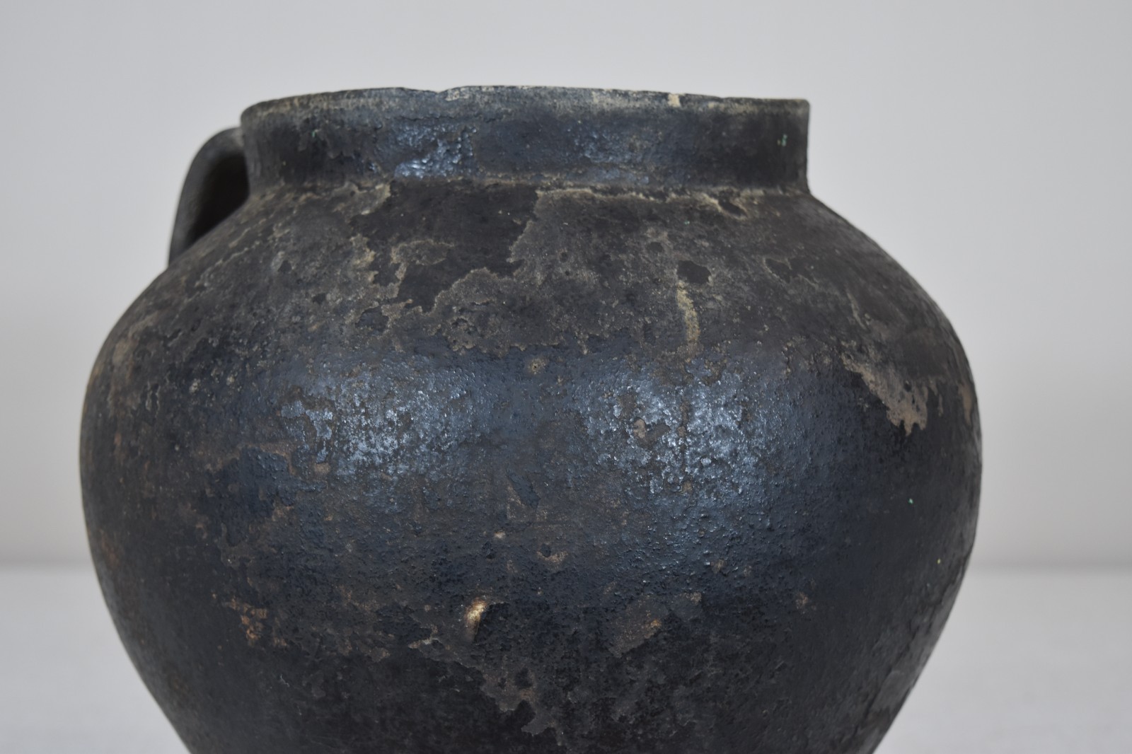 Vintage Clay Pot Rustic Ceramic Vase Antique Pottery Vessel