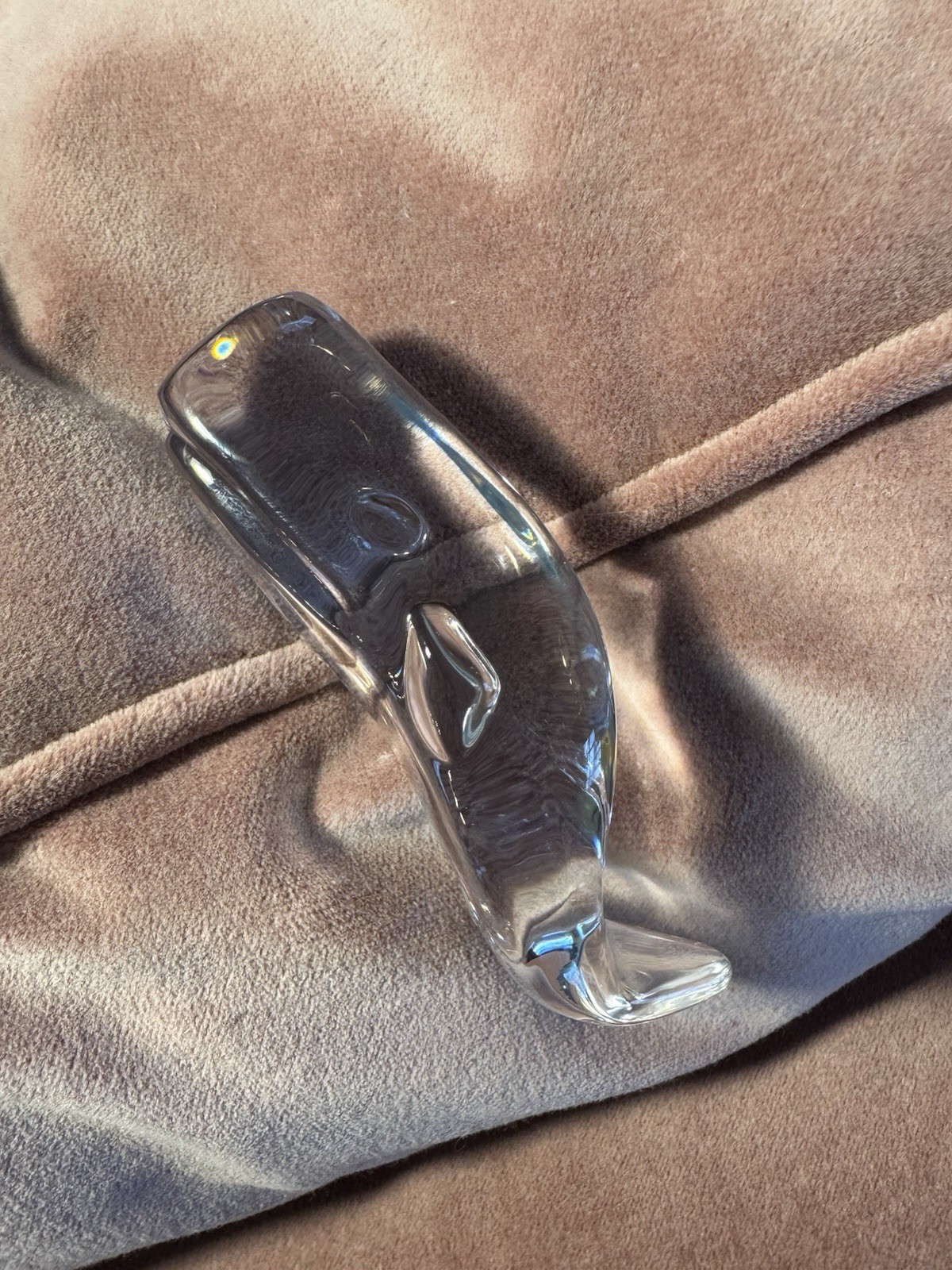 Atlantis Crystal Glass Whale Figurine Decorative Wildlife Sculpture