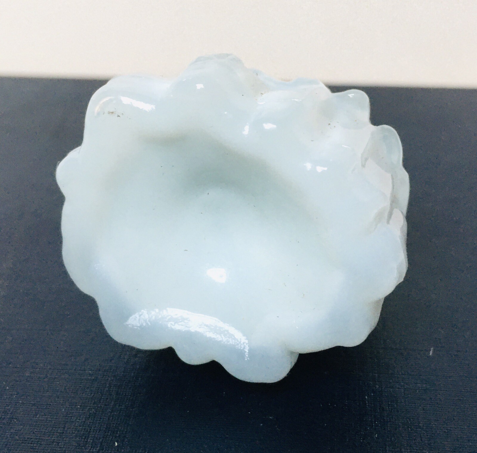 Boyds Crystal Glass White Nancy Miniature Figurine Colonial Doll