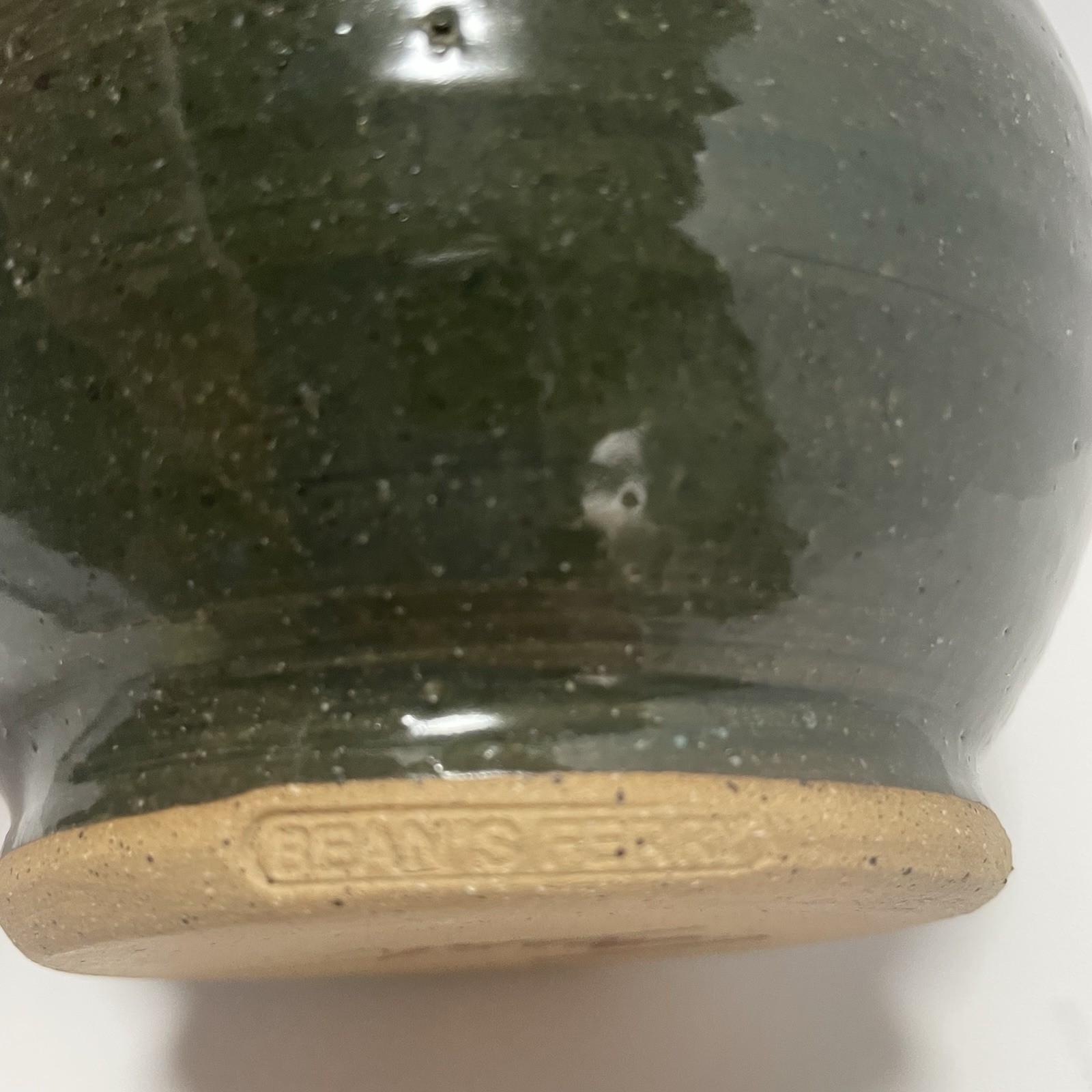 Beans Ferry Studio Art Pottery Vase Signed by Artist 6 Inches Tall Vintage