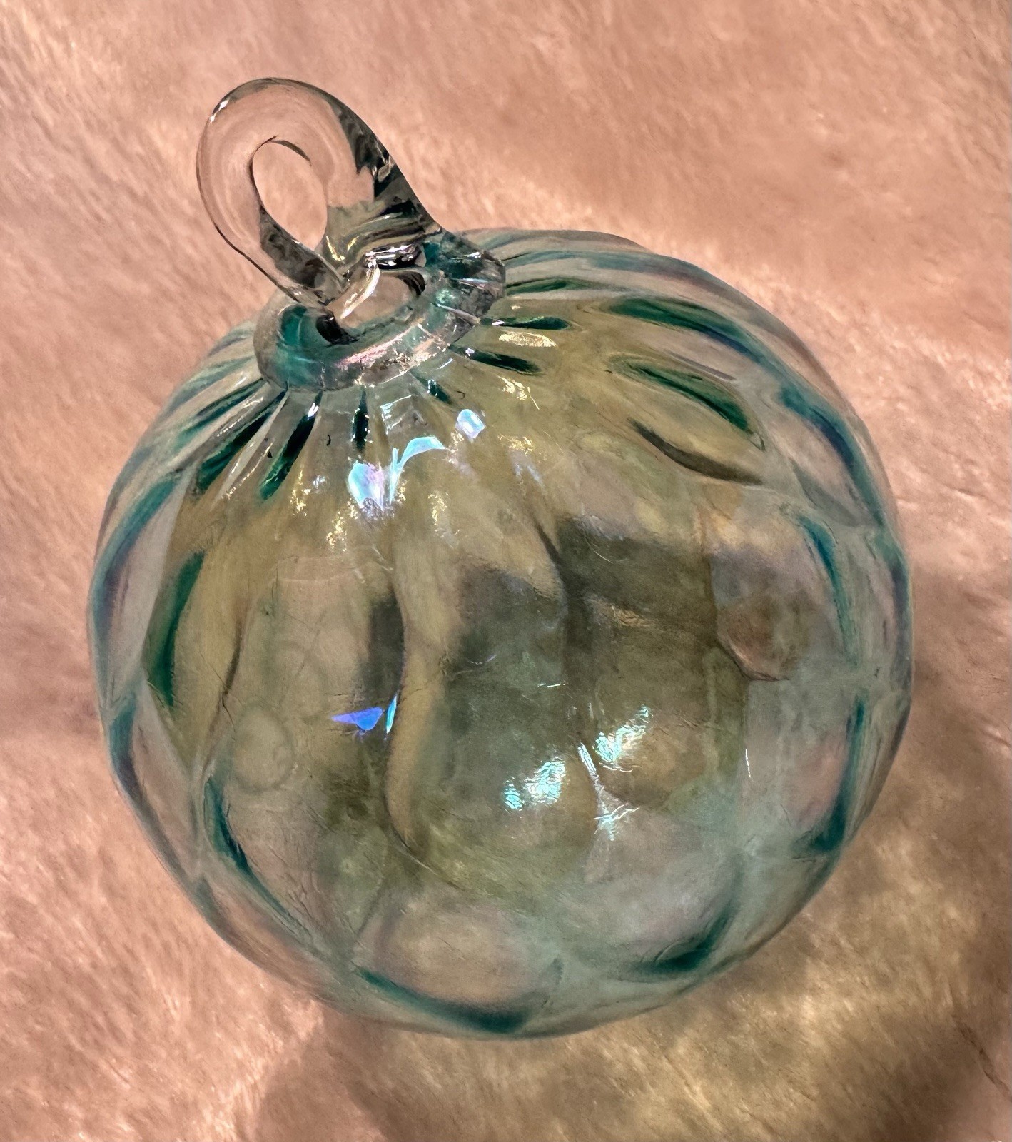 Hand Blown Glass Ball Orb Witch Spirit Home Protection Energy Art Ball Boudoir