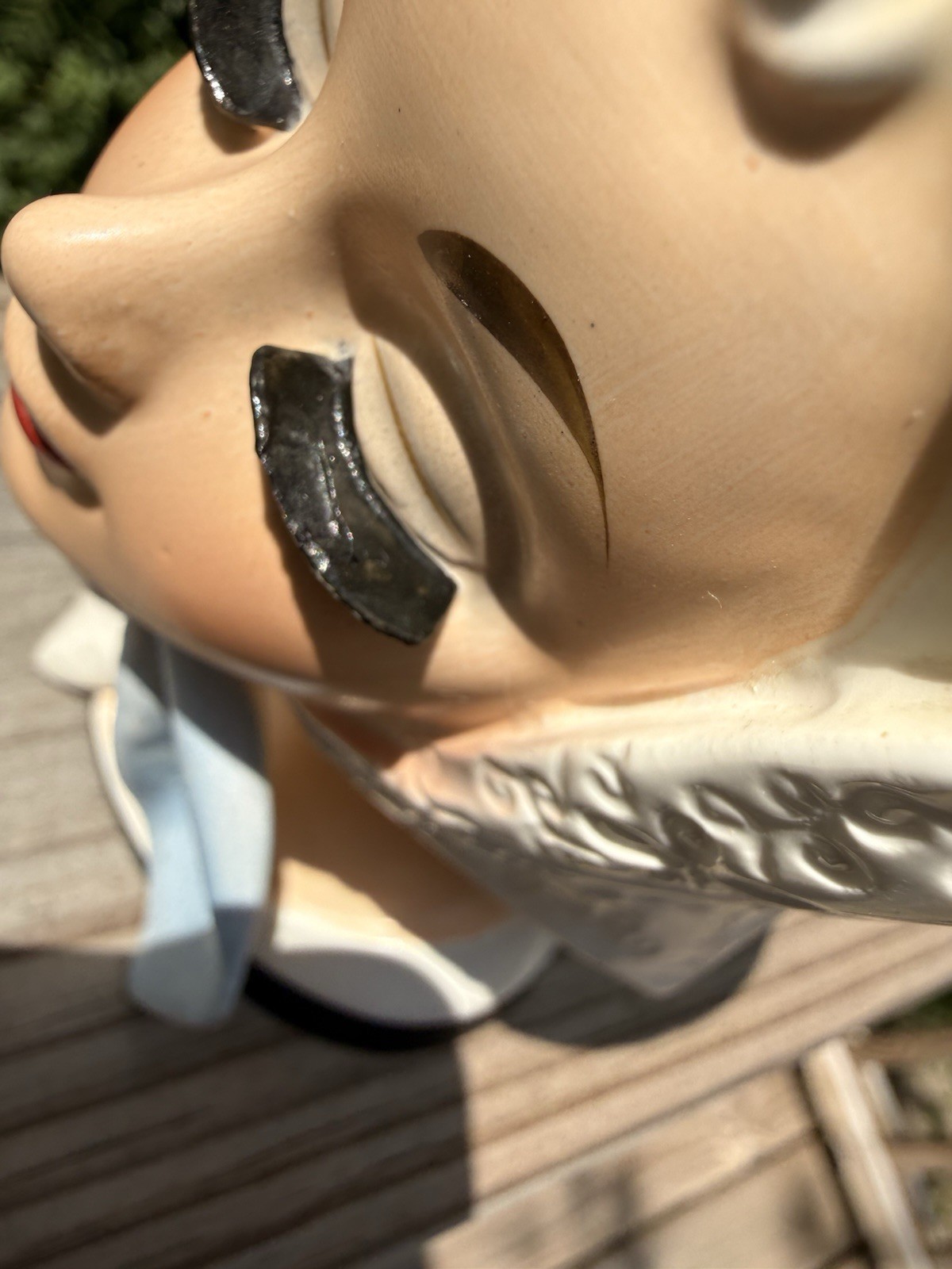 Enesco Lady Head Vase