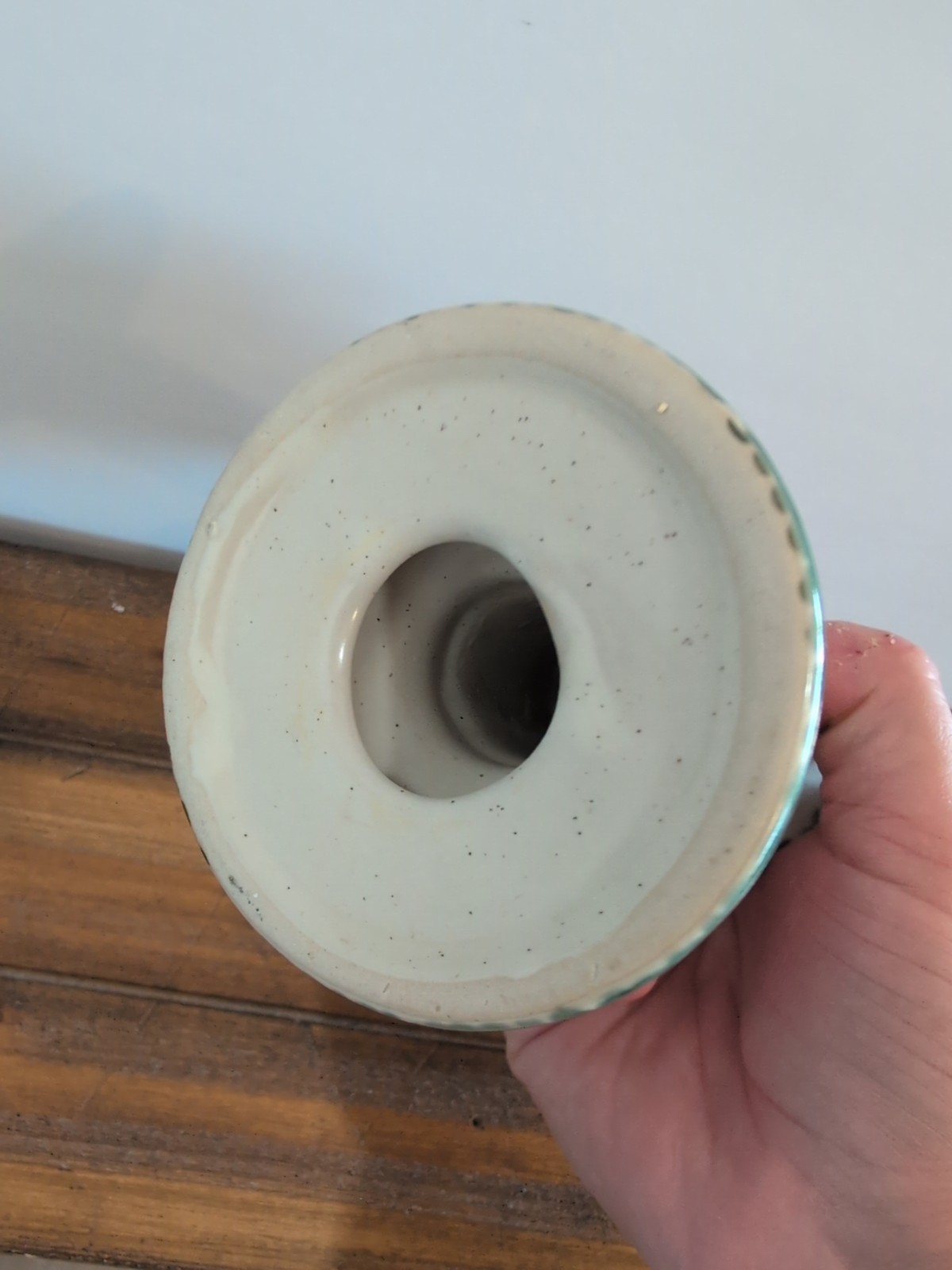 Vintage Hermitage Pottery Christmas Pine 5.75″ Candlestick Holder Replacement