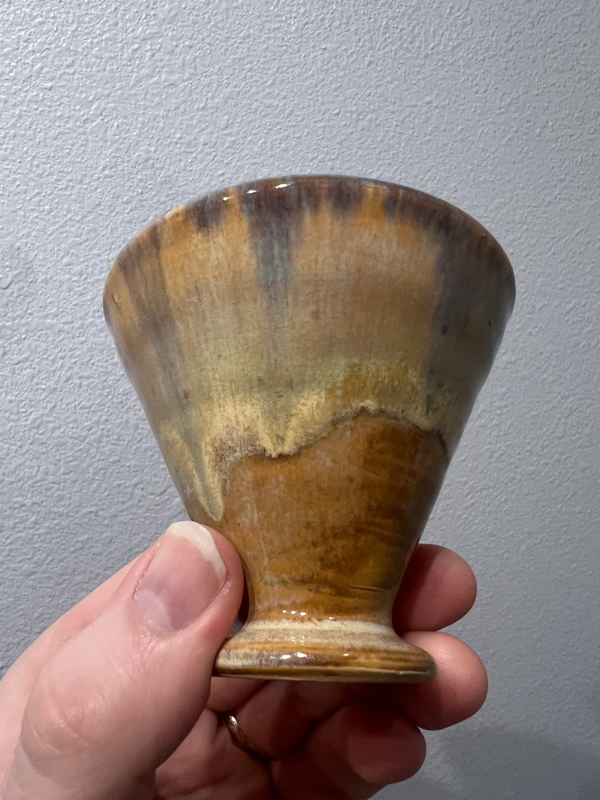 Shearwater Pottery Beaker 3 Inches Tall 3 Inches Wide Mississippi Art Pottery