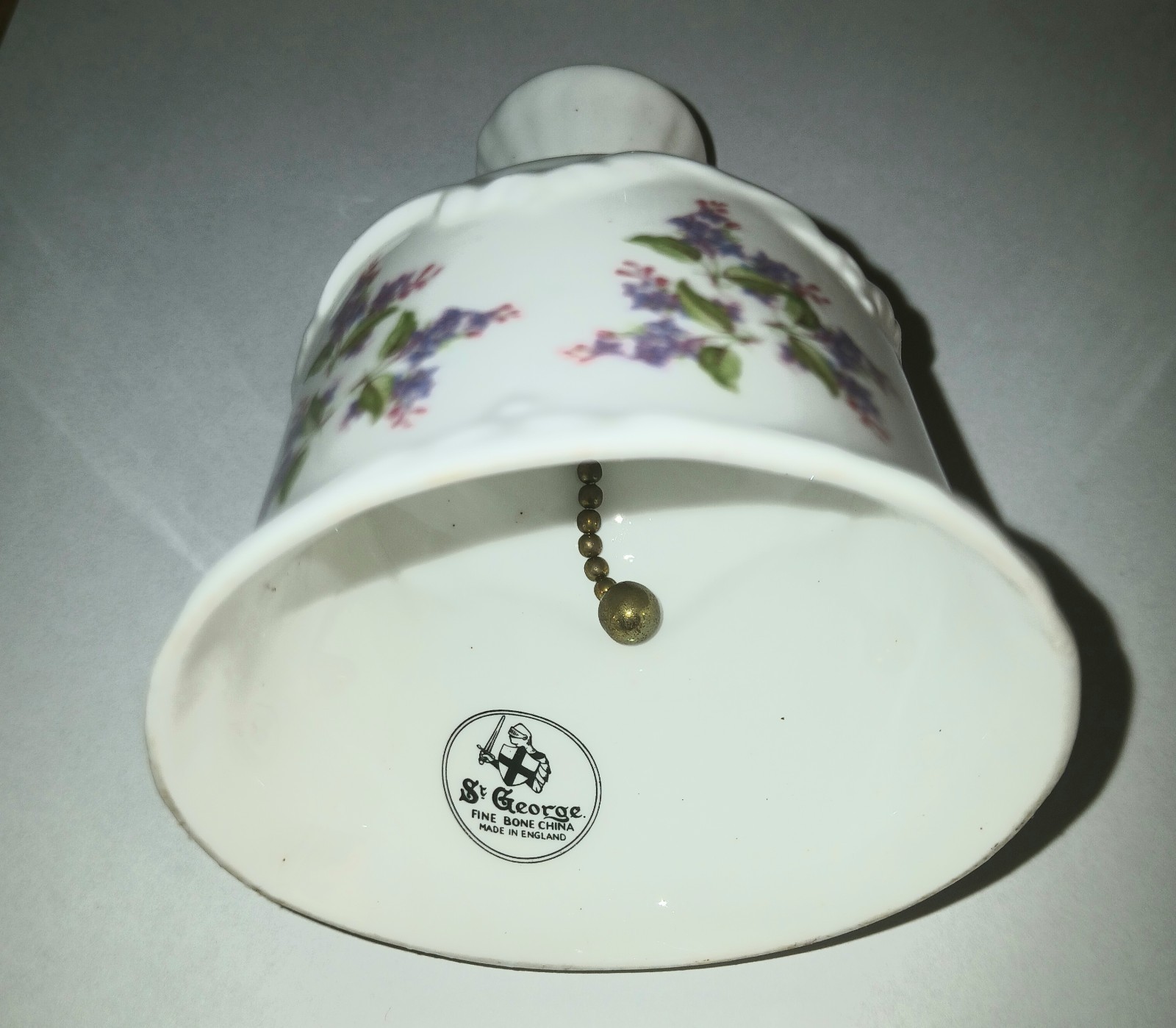 St. George Fine Bone China Holly Bell Made in England