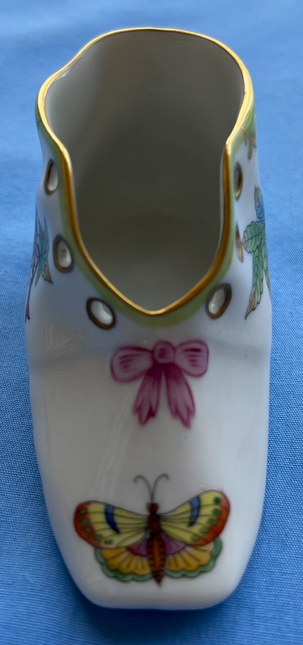 Herend Queen Victoria Figural Shoe Mint!