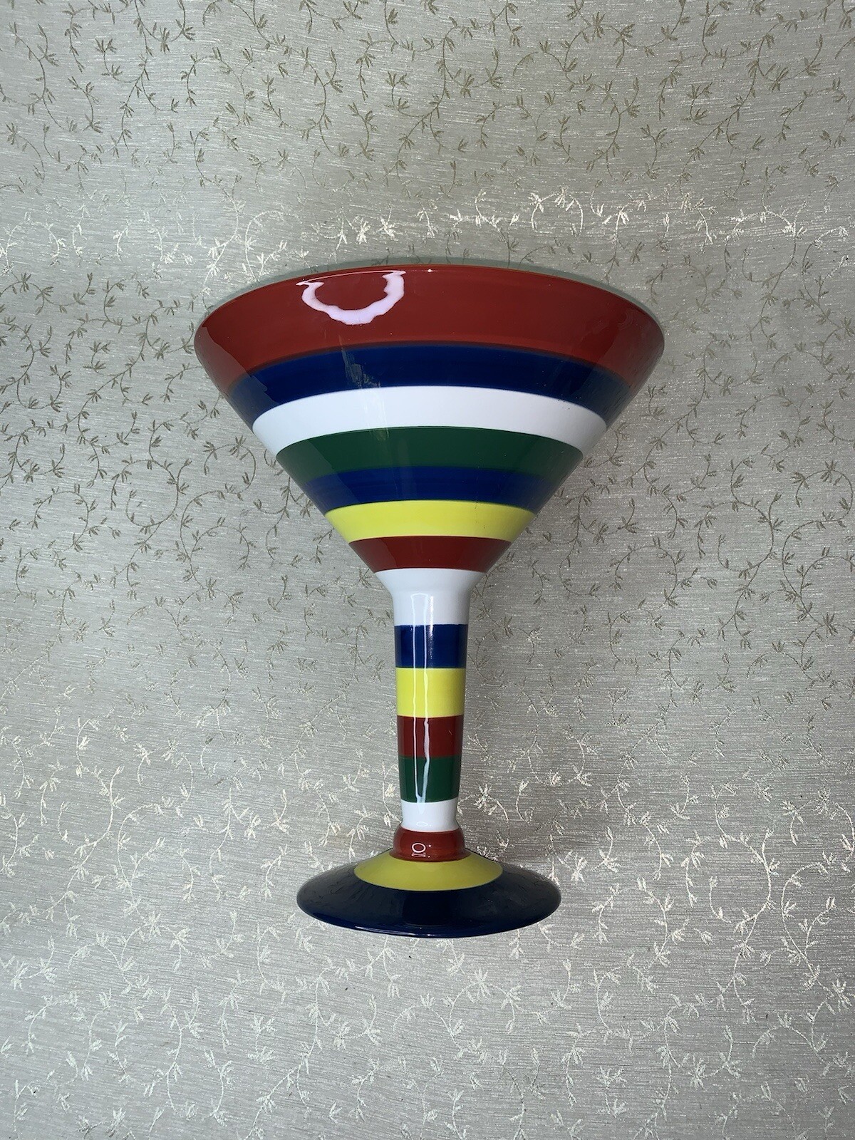 Style-Eyes by Baum Bros OVERSIZED Martini Glass Stripes Collection 10”