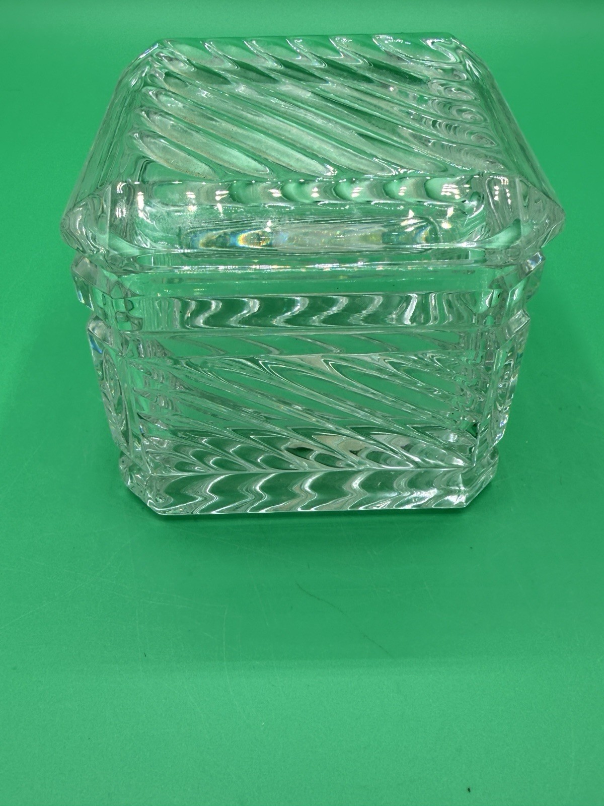 Marquis By Waterford Crystal Square Trinket box With Lid